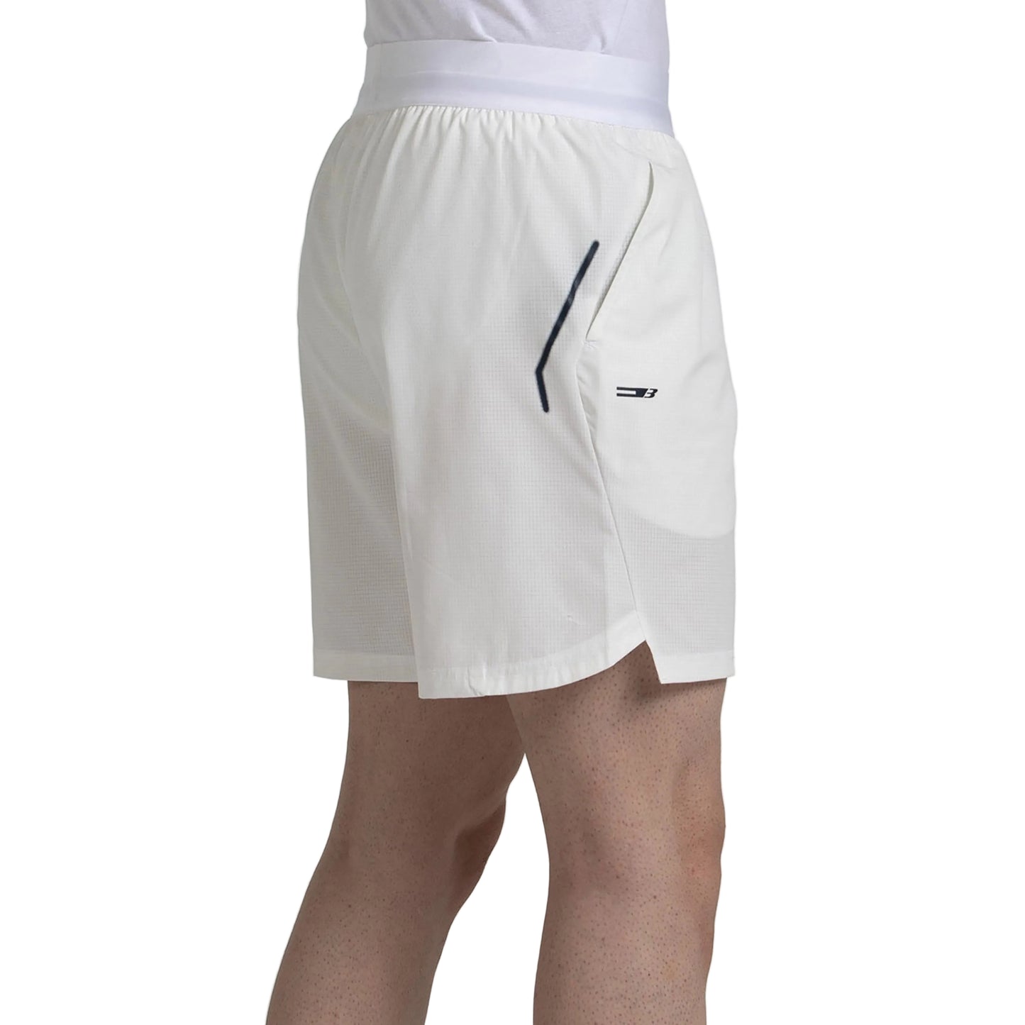 Bullpadel Moncada Padel Shorts Men - Bone White - Side View