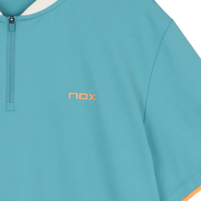 NOX Men's PRO Turquoise Polo Shirt - Logo