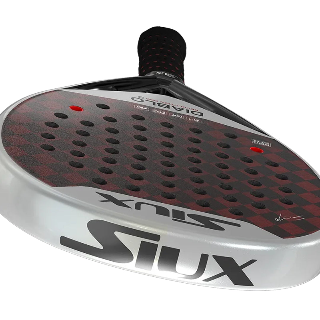 Siux Diablo Revolution Sanyo Pro 3 Padel Racket - Top Face