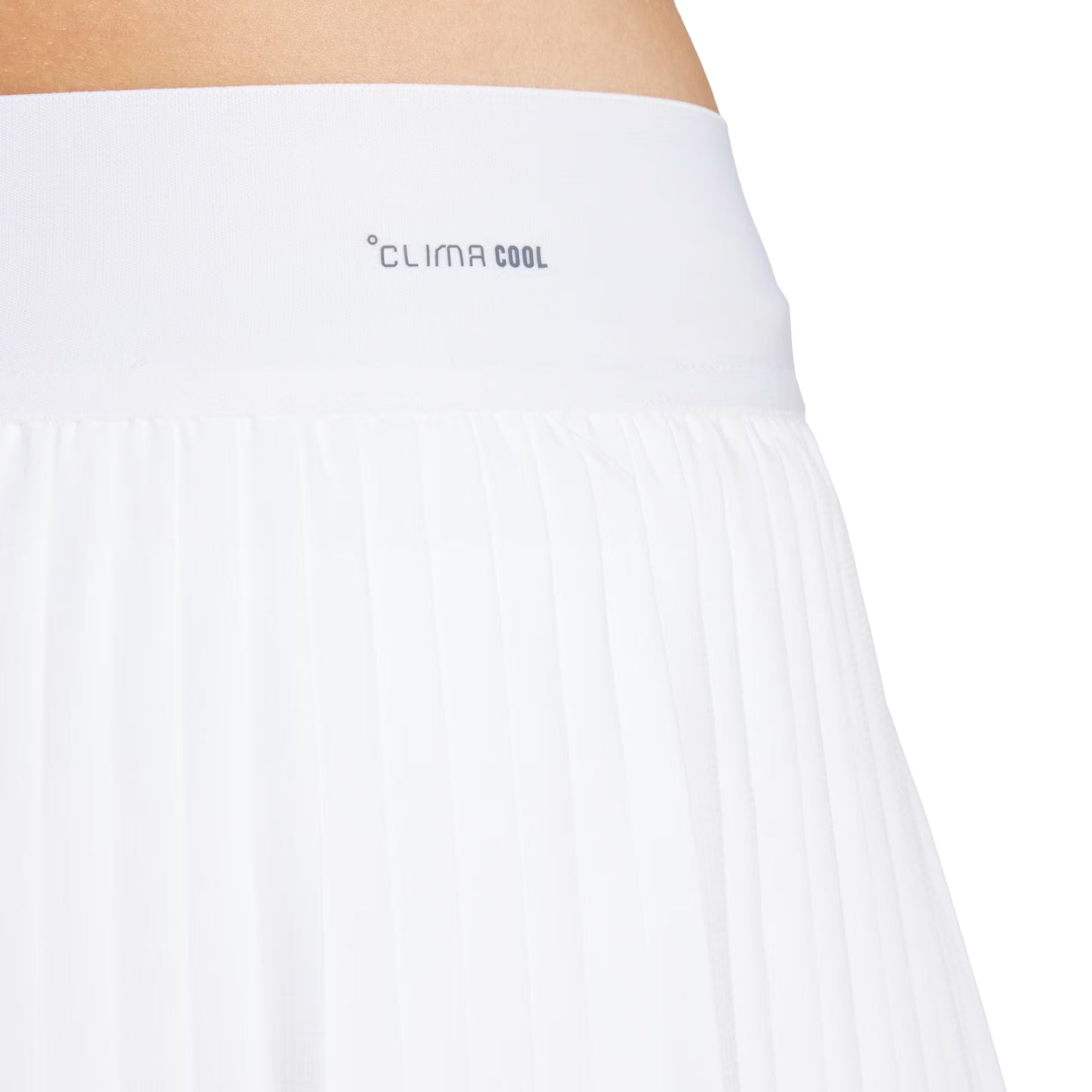 Adidas Club Pleat Skirt - White - Climacool