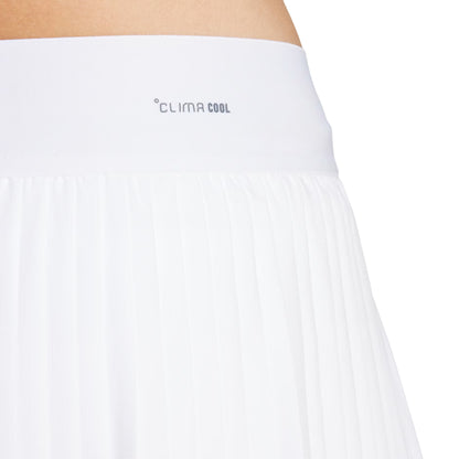 Adidas Club Pleat Skirt - White - Climacool