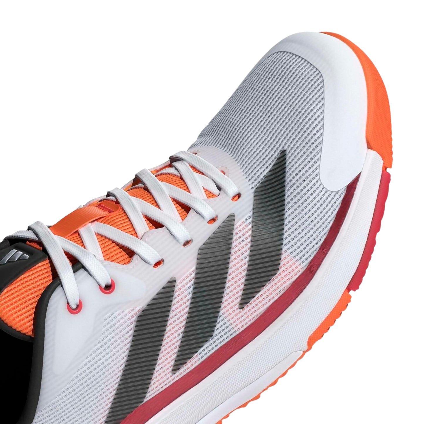 Adidas CrazyQuick Lightstrike Padel Shoes - White/Orange