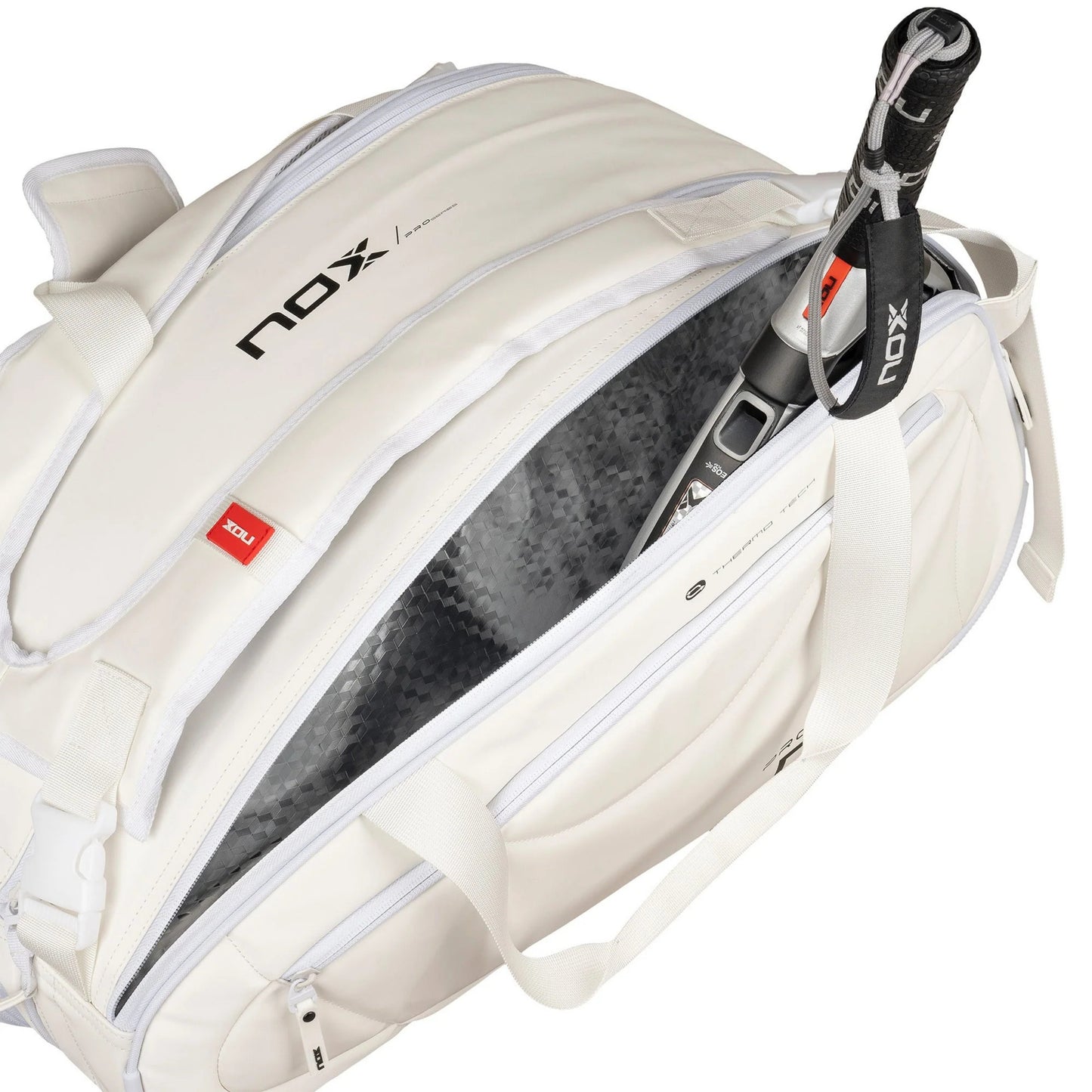 Nox Pro Series Padel Bag - White - Racket