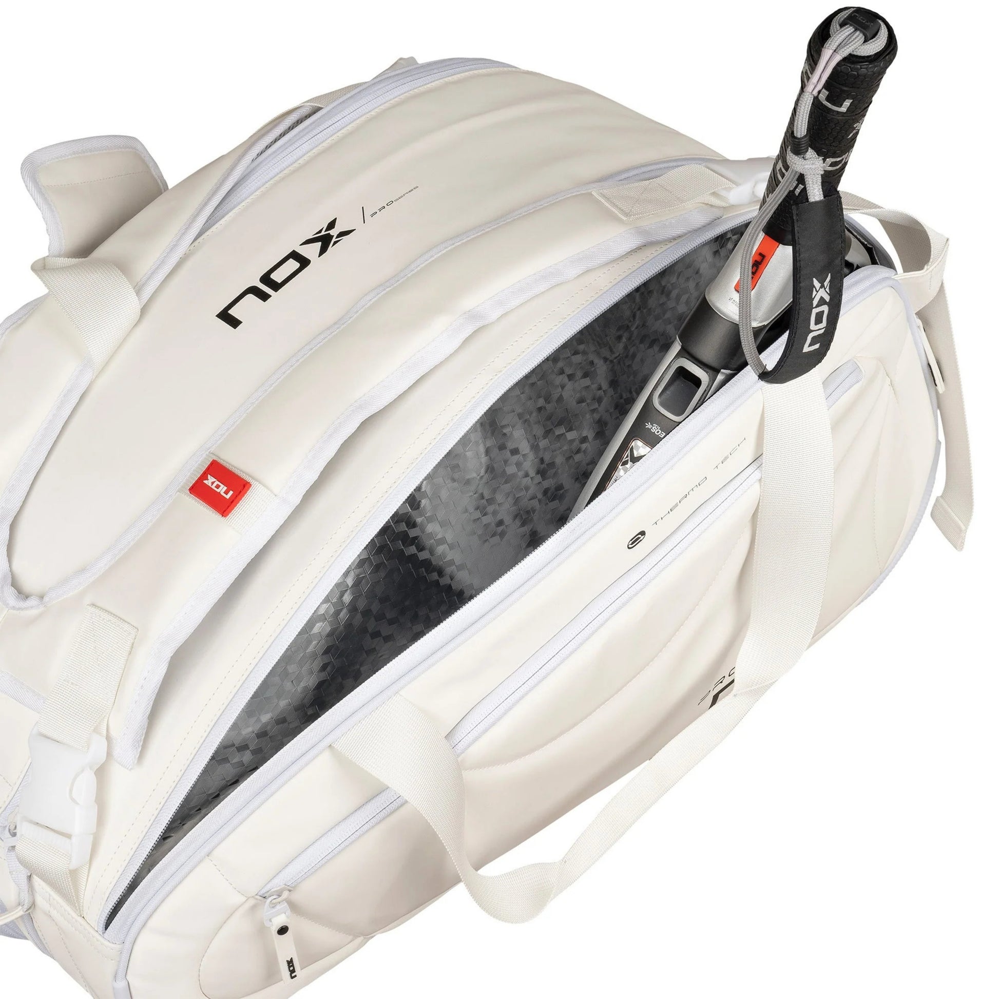 Nox Pro Series Padel Bag - White - Racket