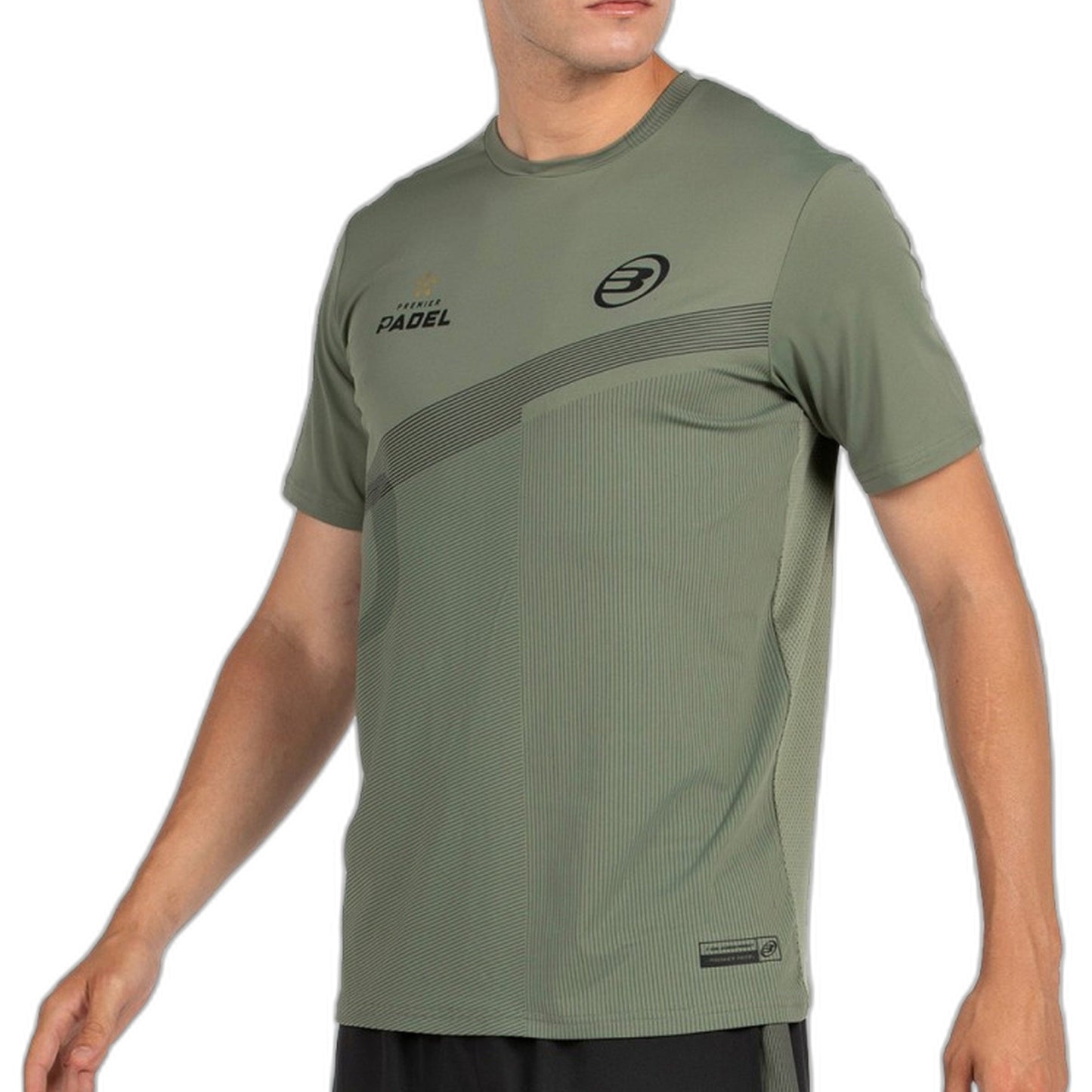 Bullpadel Patos T-Shirt Men - Khaki - Angled