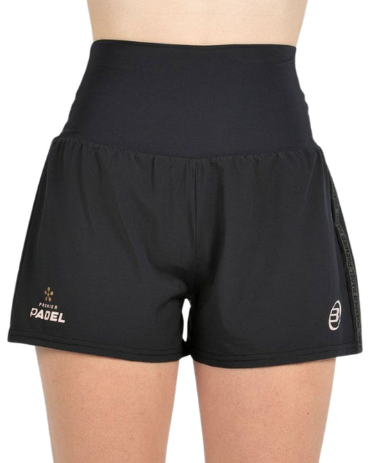 Bullpadel Pitan Padel Shorts Women - Black - Front