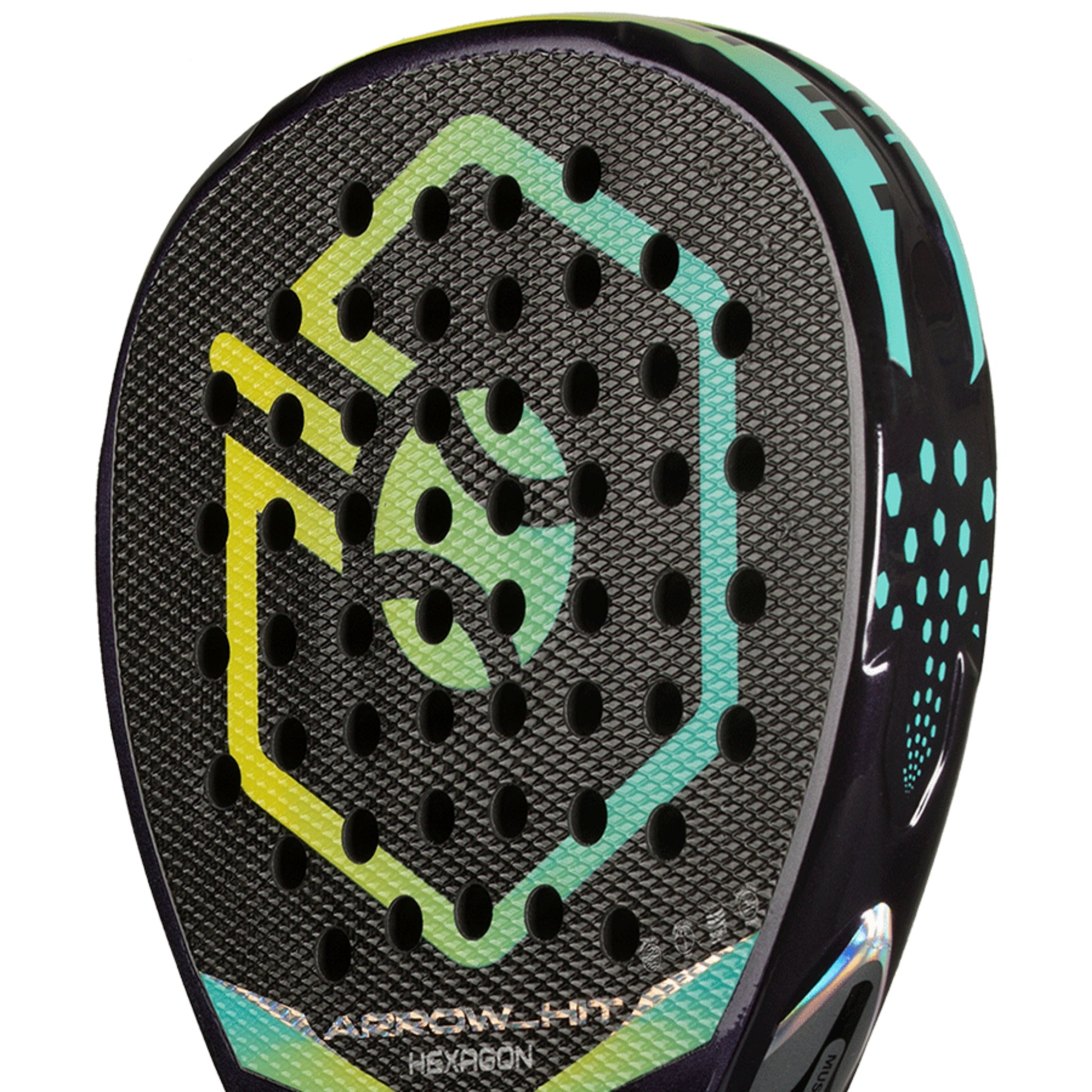 Adidas Arrow HIT Carbon Hexagon Cup Padel Racket - Zoom