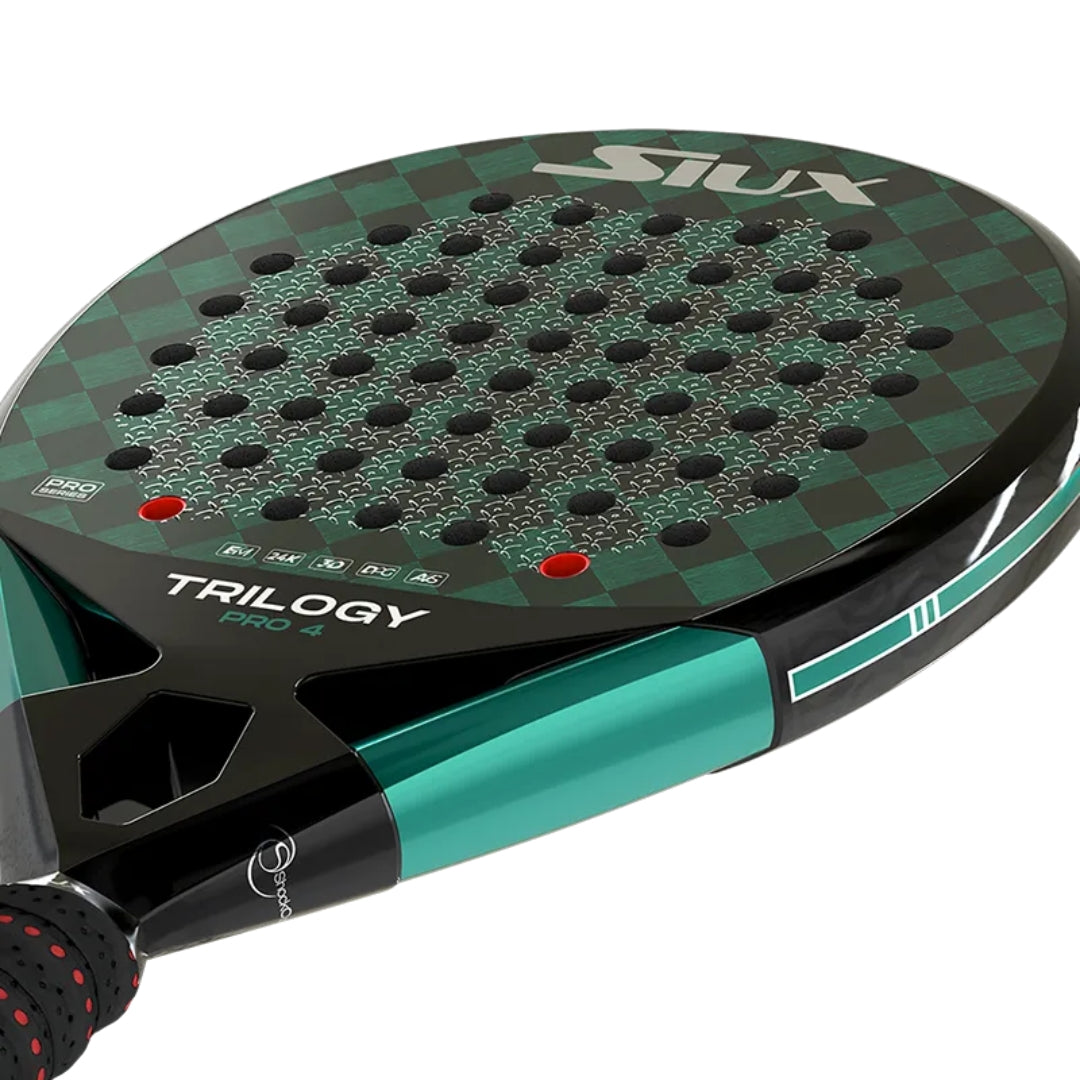 Siux Trilogy Control Pro 4 Padel Racket - Face left