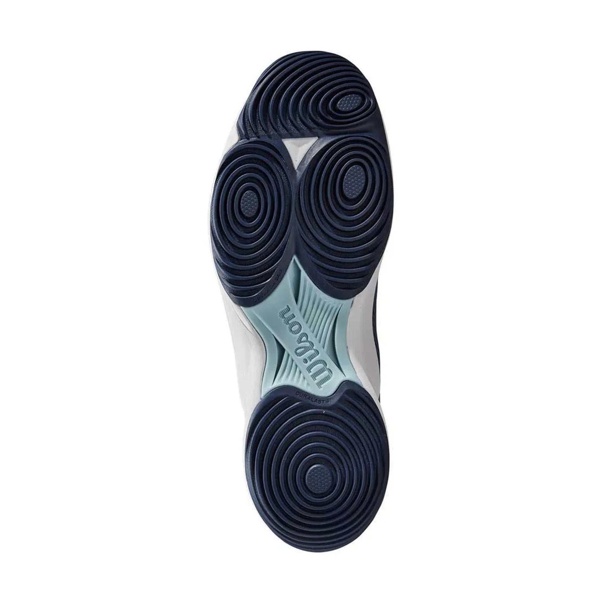 Wilson Hurakn Team 2.0 Padel Shoes Women - Blue Fog/White - Medial