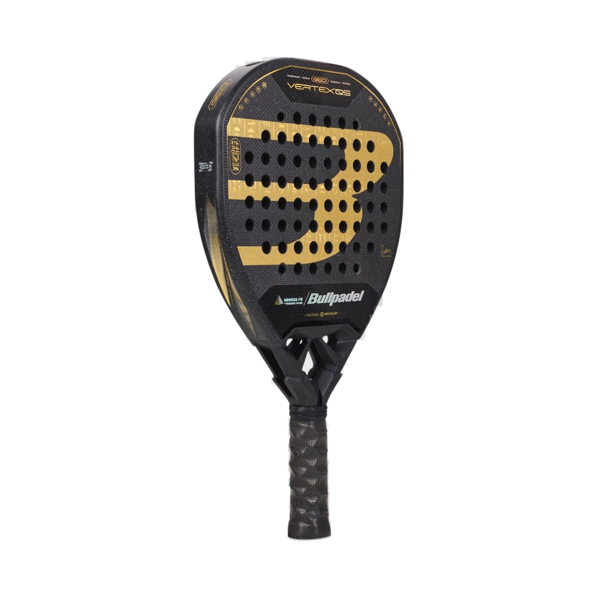 Bullpadel Vertex 05 Geo Newgiza P2 Padel Racket - Left Side