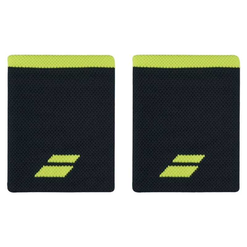 Babolat Logo Jumbo Wristband 26 - Aero/Grey - Angle