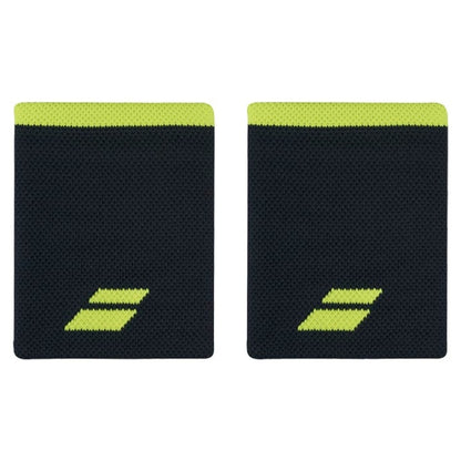 Babolat Logo Jumbo Wristband 26 - Aero/Grey - Angle