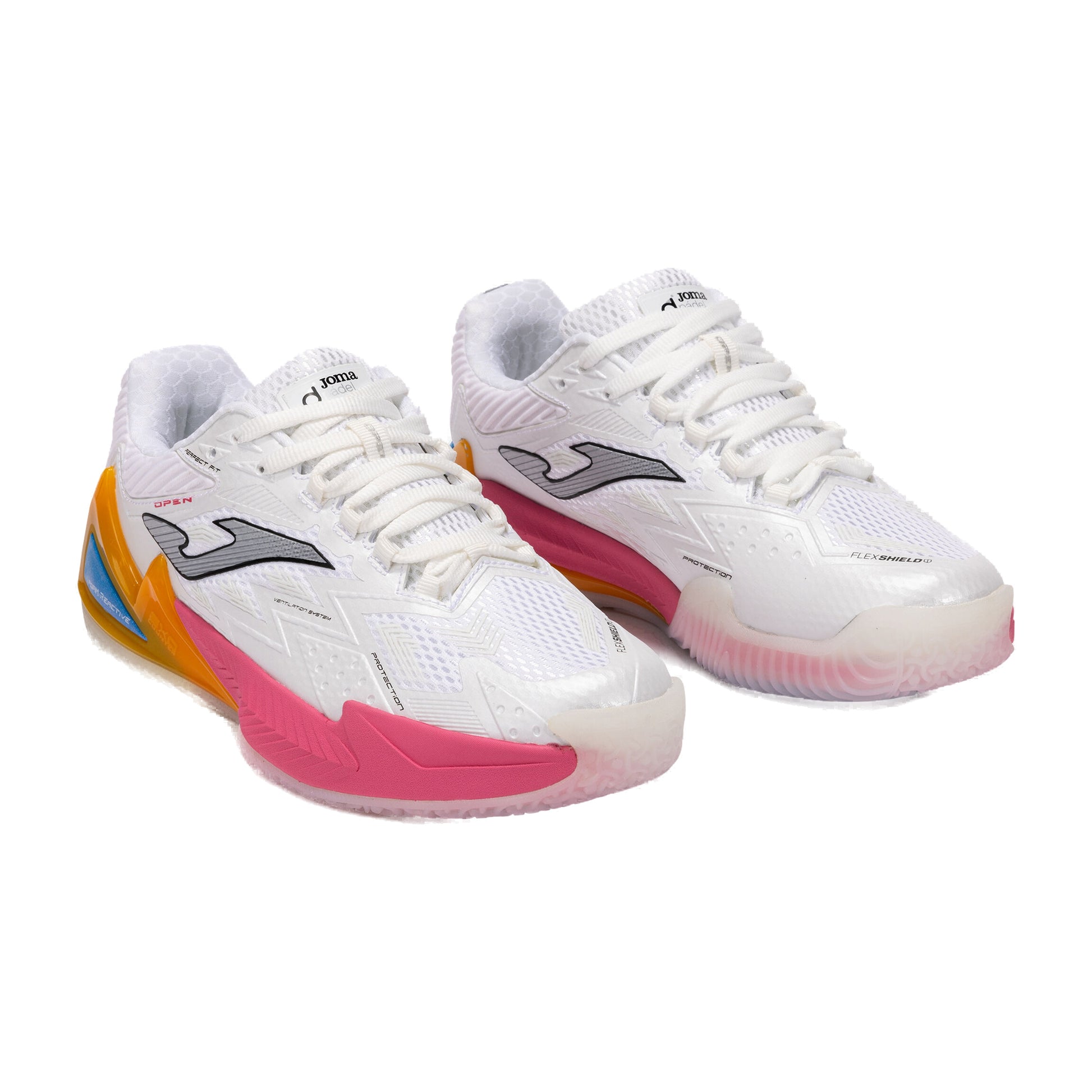 Joma Open Lady 2502 Padel Shoes - White - Front