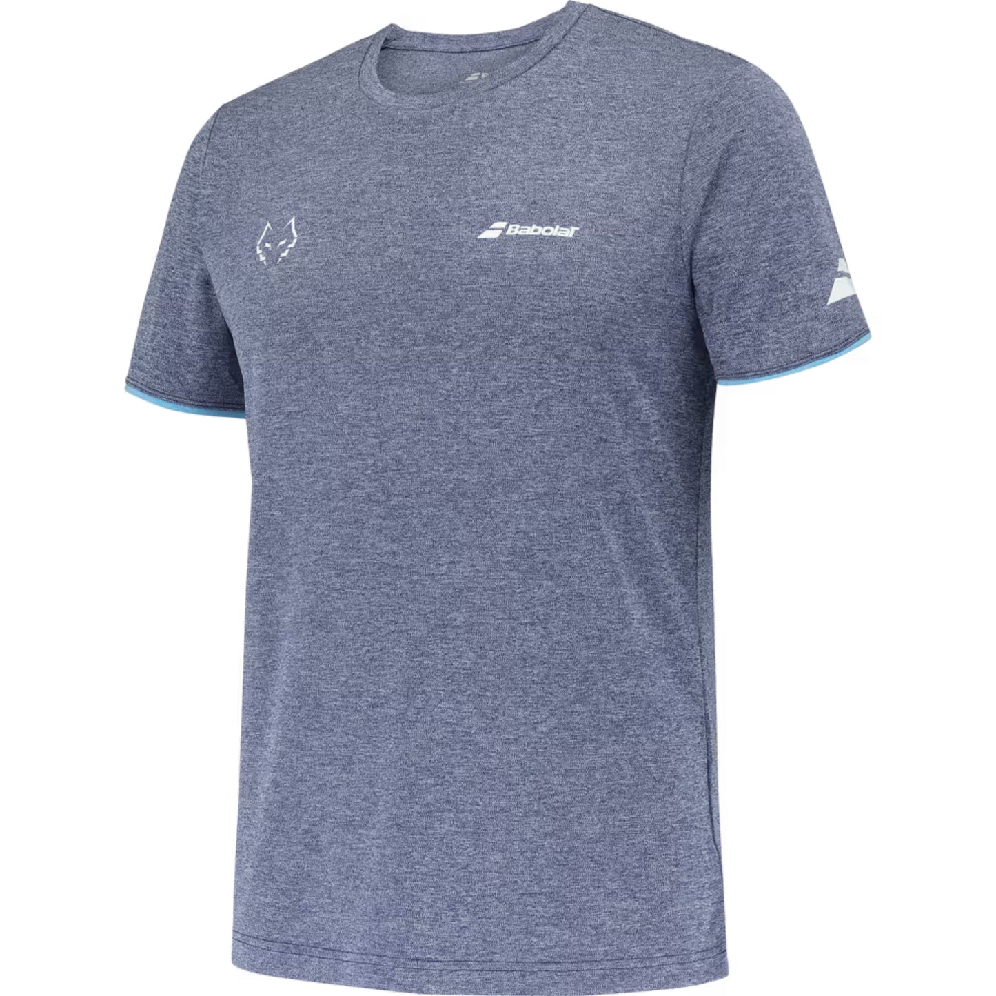 Babolat Crew Neck Tee Juan Lebron Edition - Blue - Left