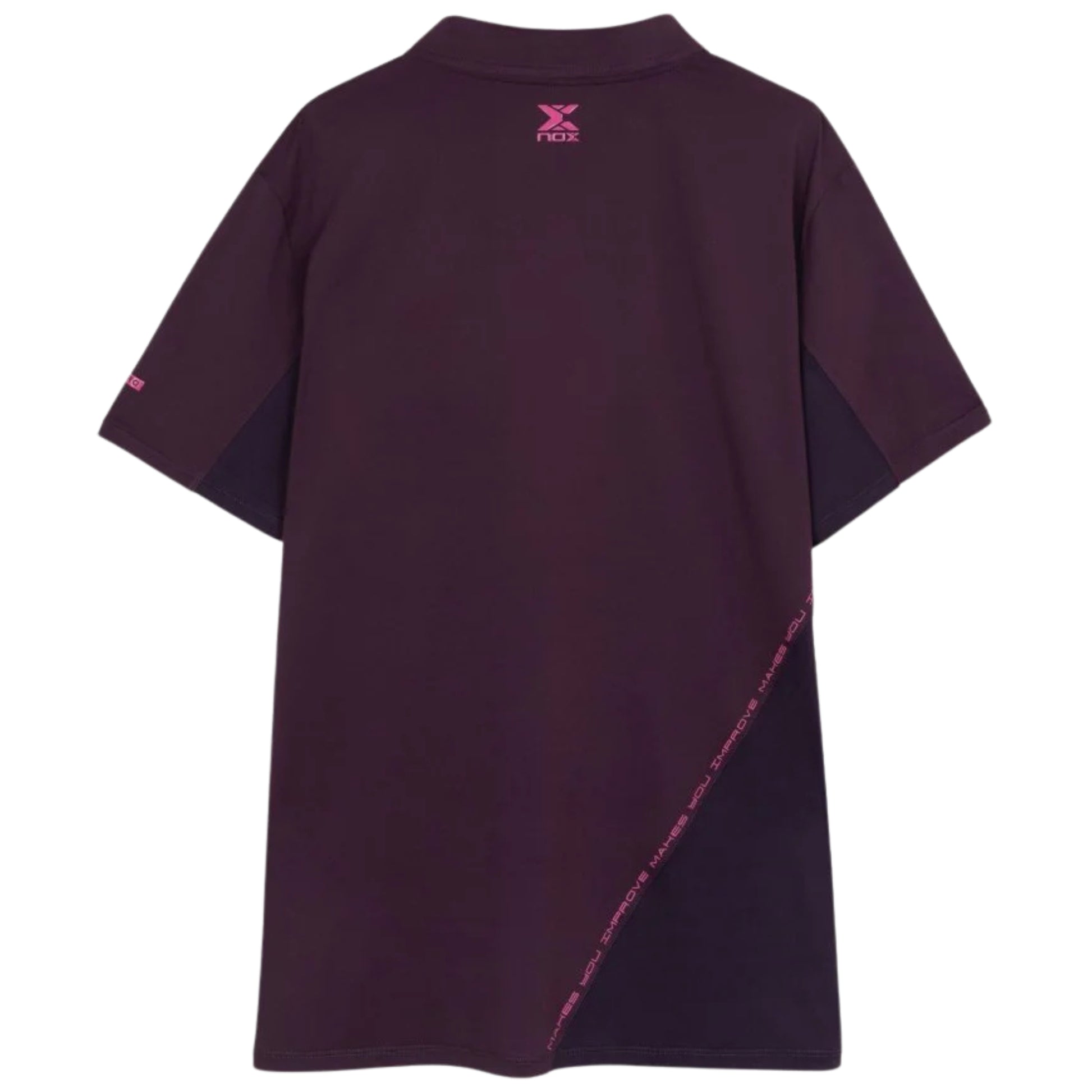 Nox Men's Pro Deep Purple Polo T-Shirt - Back T