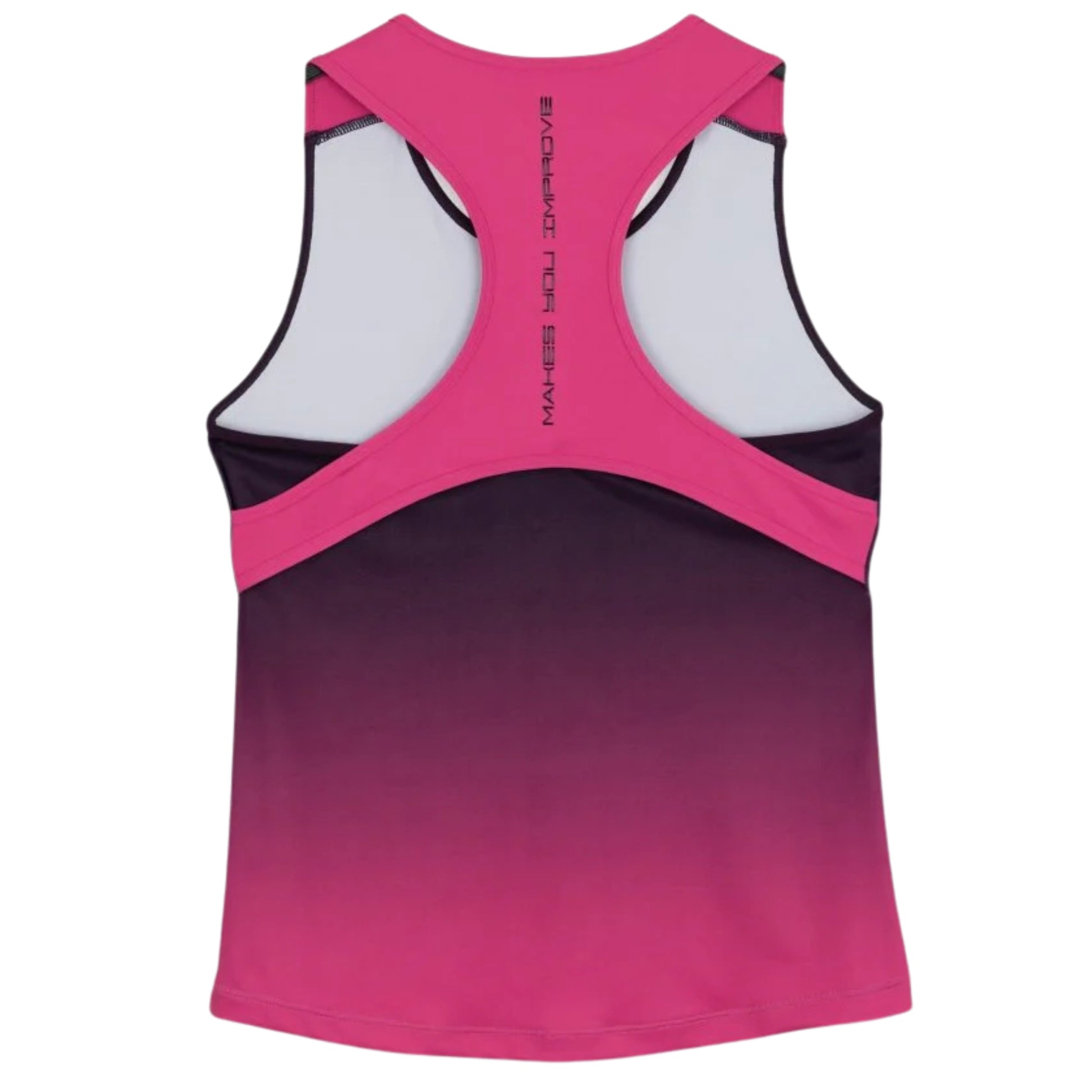 NOX Women's Pro Blackberry Rose Tank Top - Back Tank