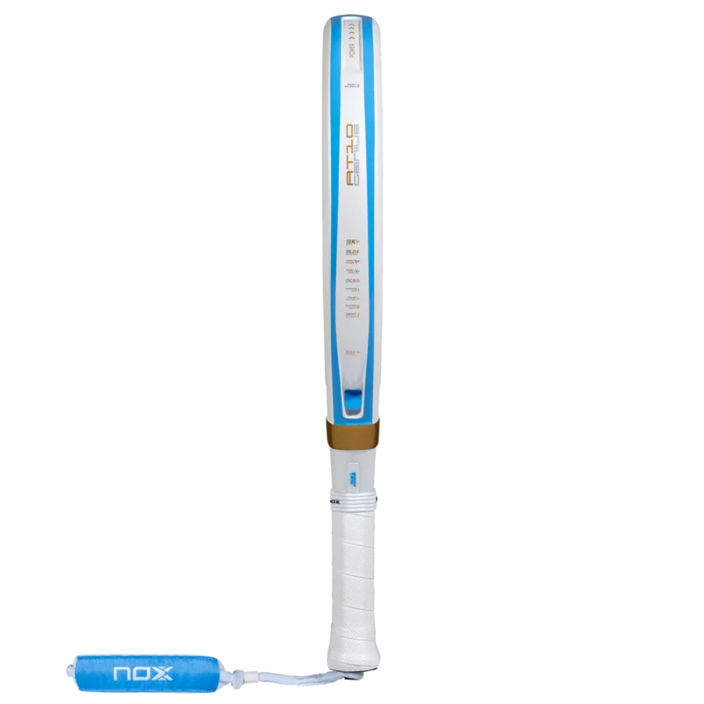 NOX AT10 Genius 18K Alum Buenos Aires Exclusive Edition 2026 padel racket edge profile