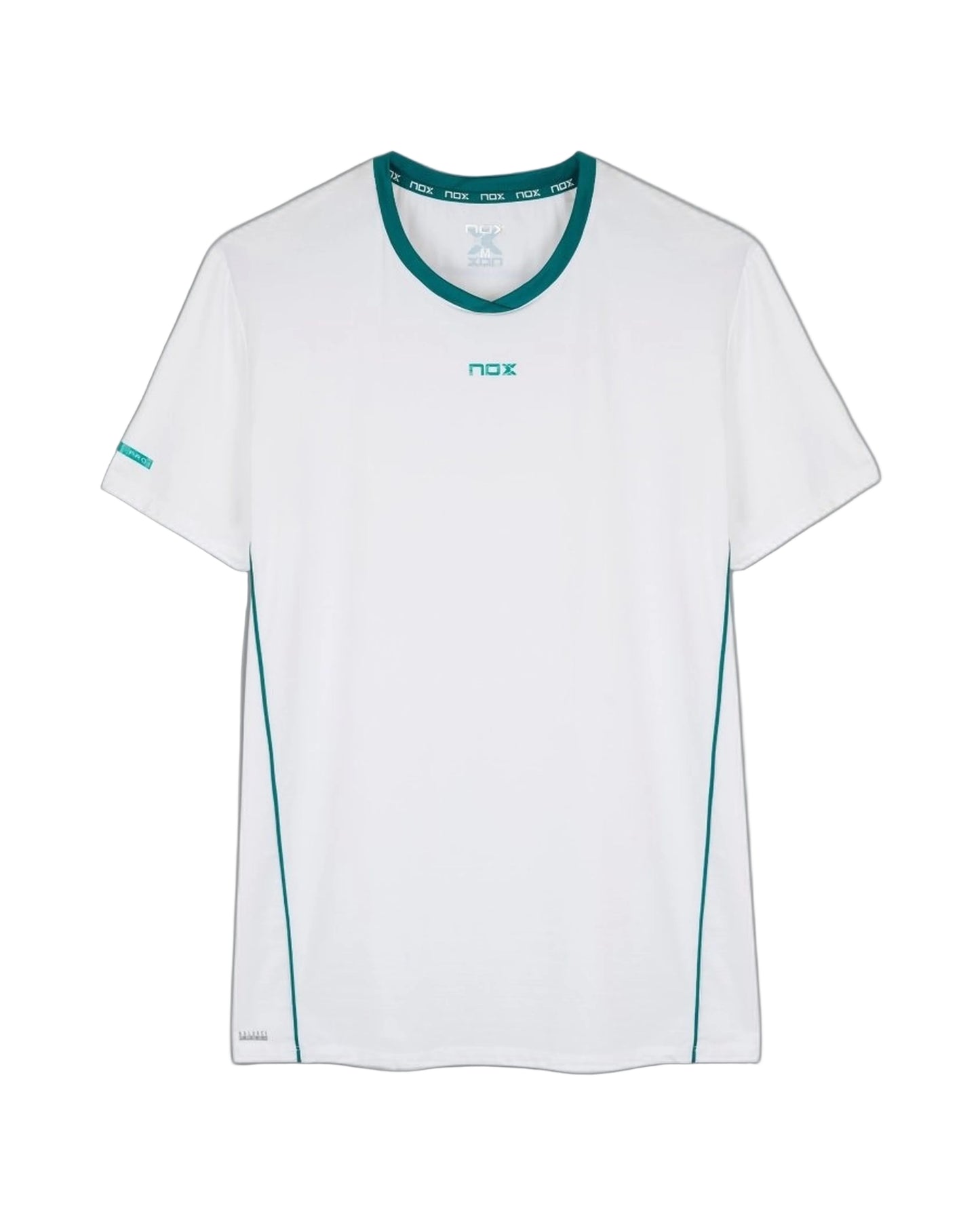 NOX Men's Pro T-Shirt - White/Ivy Green - front
