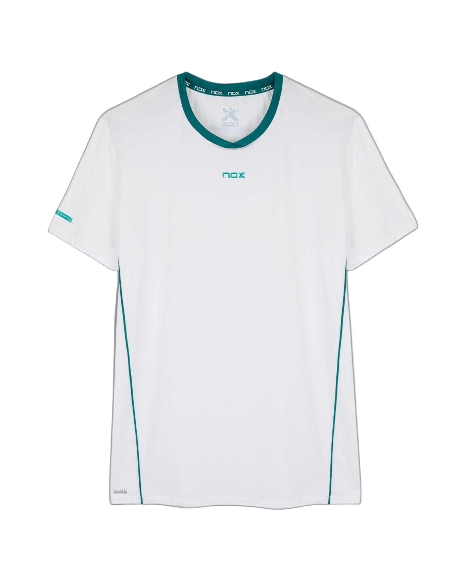 NOX Men's Pro T-Shirt - White/Ivy Green - front