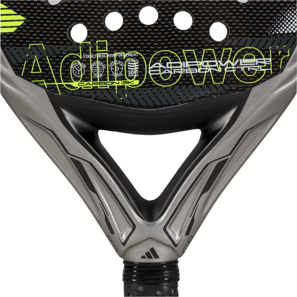 Adidas Adipower Carbon Control 3.4 Padel Racket - Heart