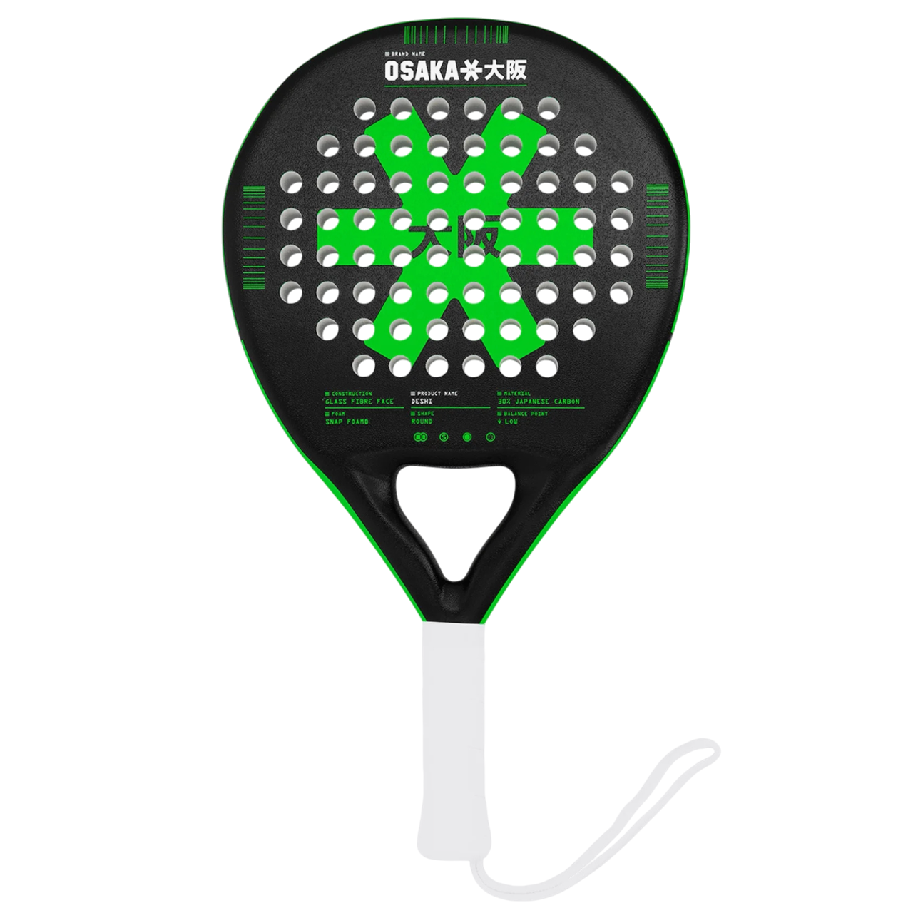 Osaka Deshi Padel Racket - Iconic Black - Cover