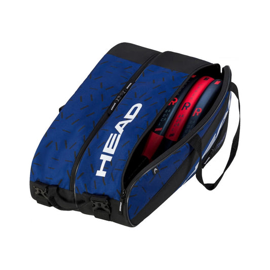 Head Team Padel Bag - Black/Blue - Rackets