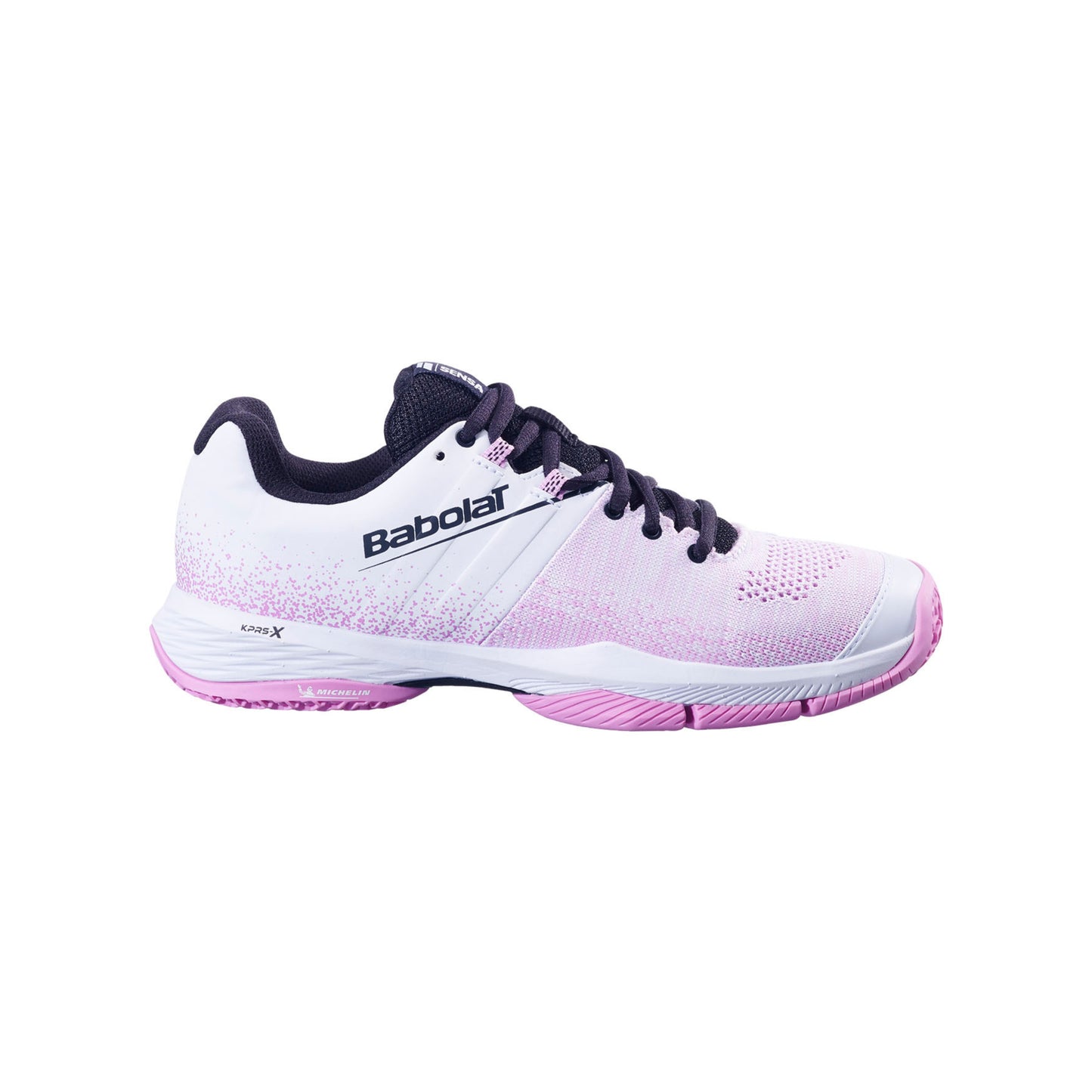 Babolat Sensa Women Padel Shoes - White/Pink - Cover