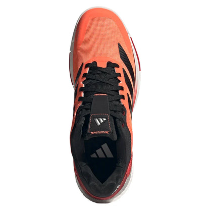 Adidas Crazyquick Boost Padel Shoes - Orange/Black - top