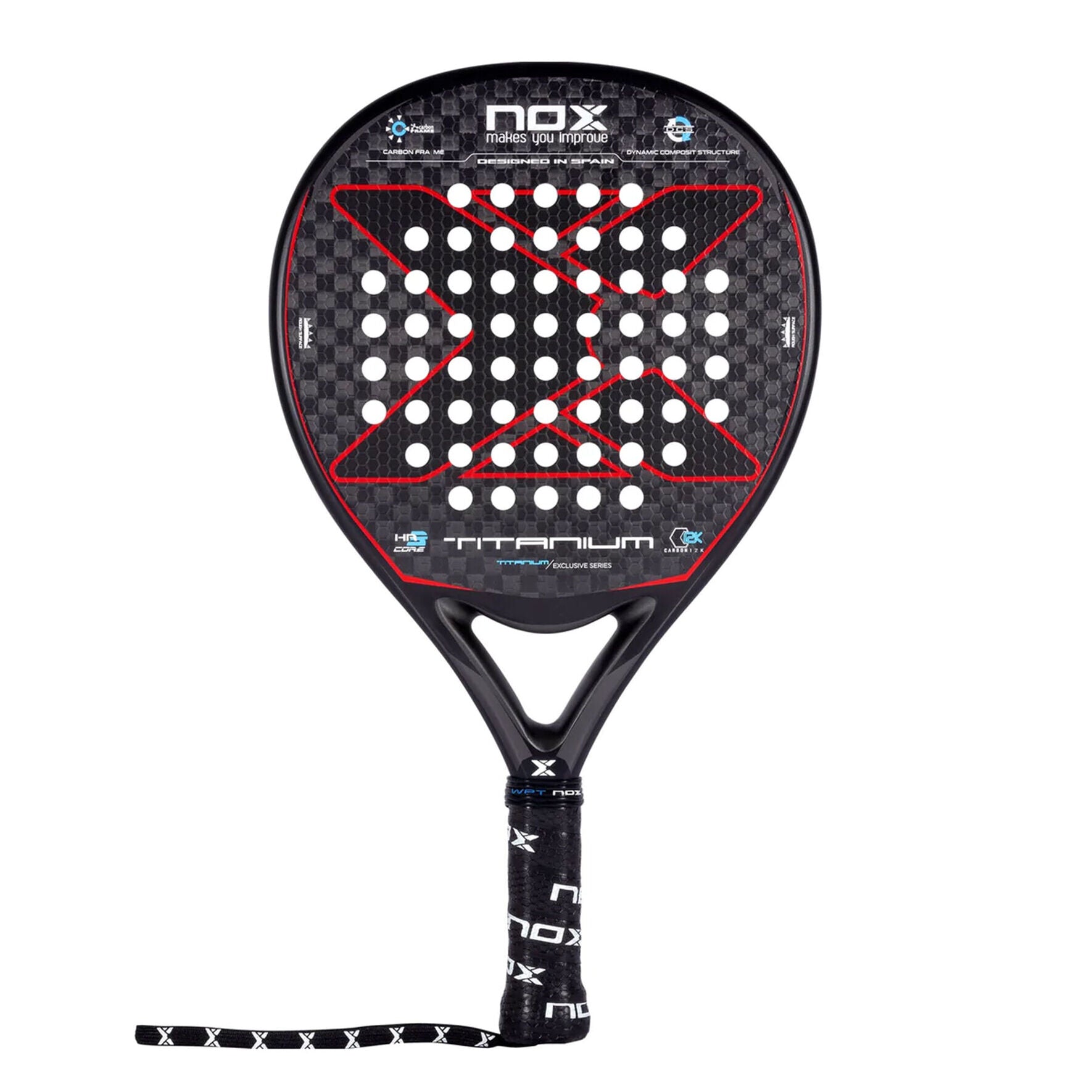 NOX Luxury Titanium Exclusive Padel Racket | PadelZone