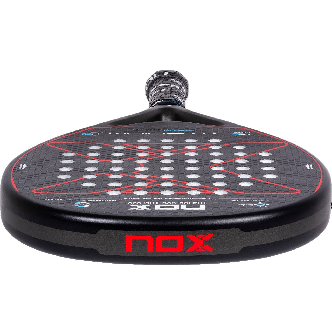 NOX Luxury Titanium Exclusive Padel Racket-Top