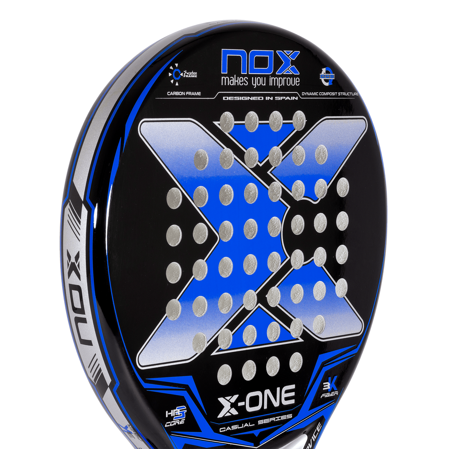 Nox X-One Blue Padel Racket-Face