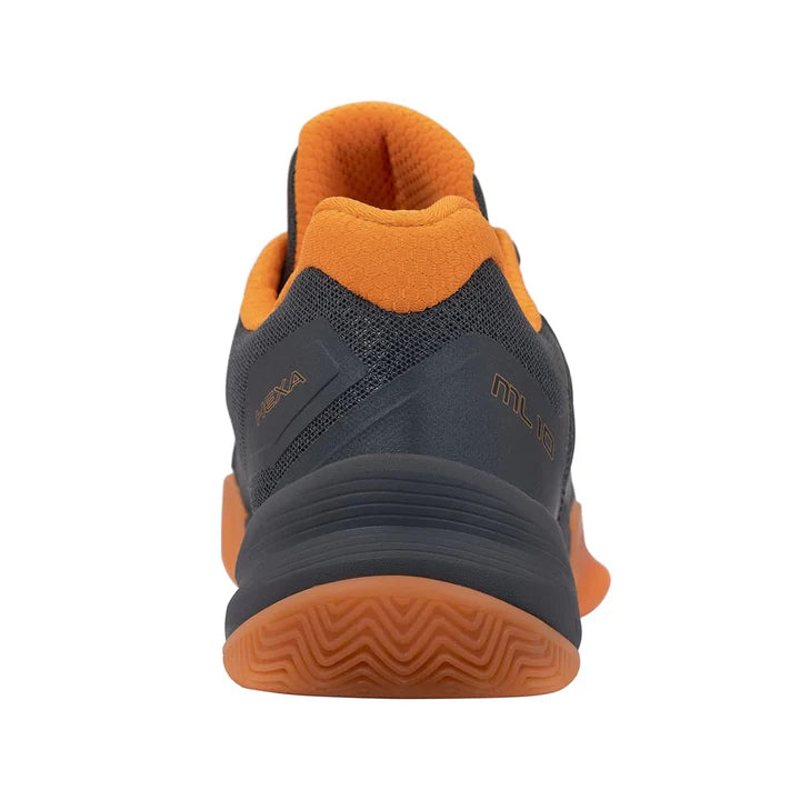 Nox ML10 Hexa Padel Shoes - Grey/Orange - Back