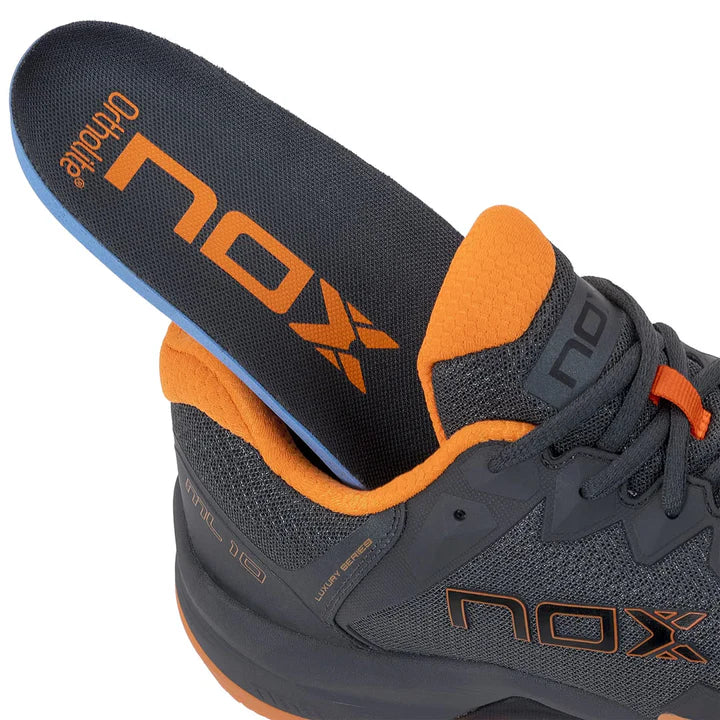 Nox ML10 Hexa Padel Shoes - Grey/Orange - Insole