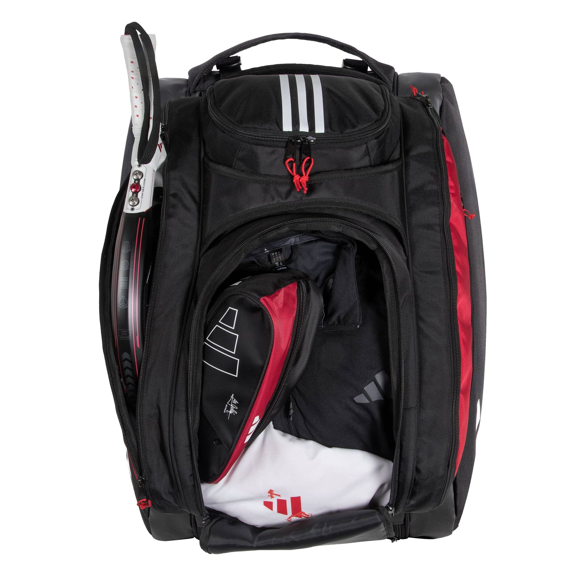 Adidas Multigame Racket Bag 3.3 - Red - Main Pouch