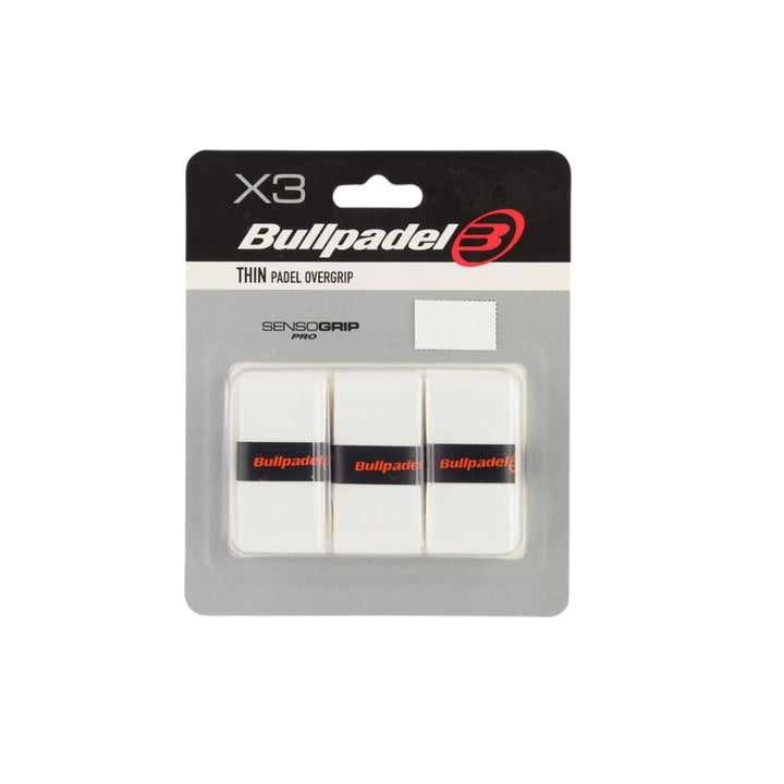 Bullpadel Overgrips - 3 Pack — White