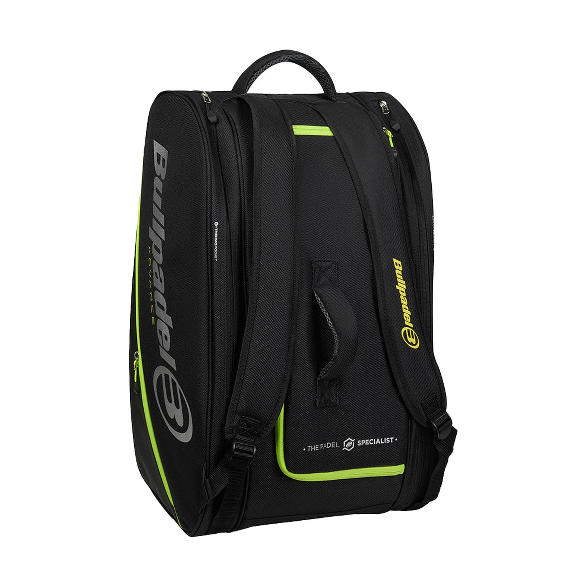 Bullpadel Advance Bag 2026 padel bag, back view, straps visible