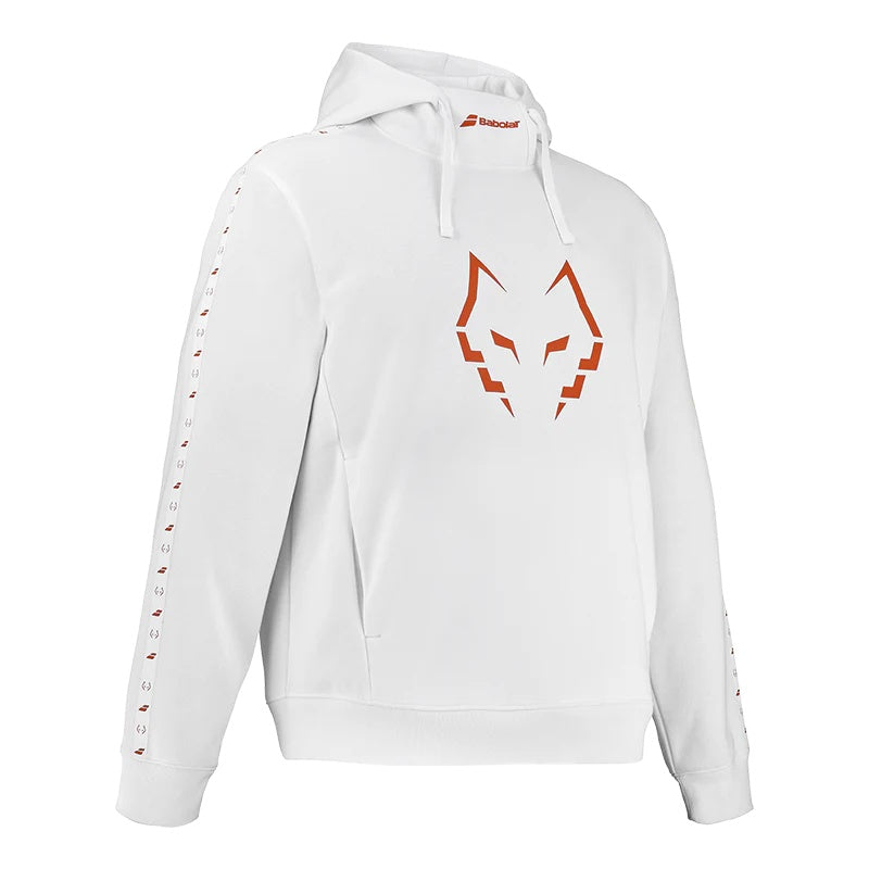 Babolat Lebron Hoodie White - Side