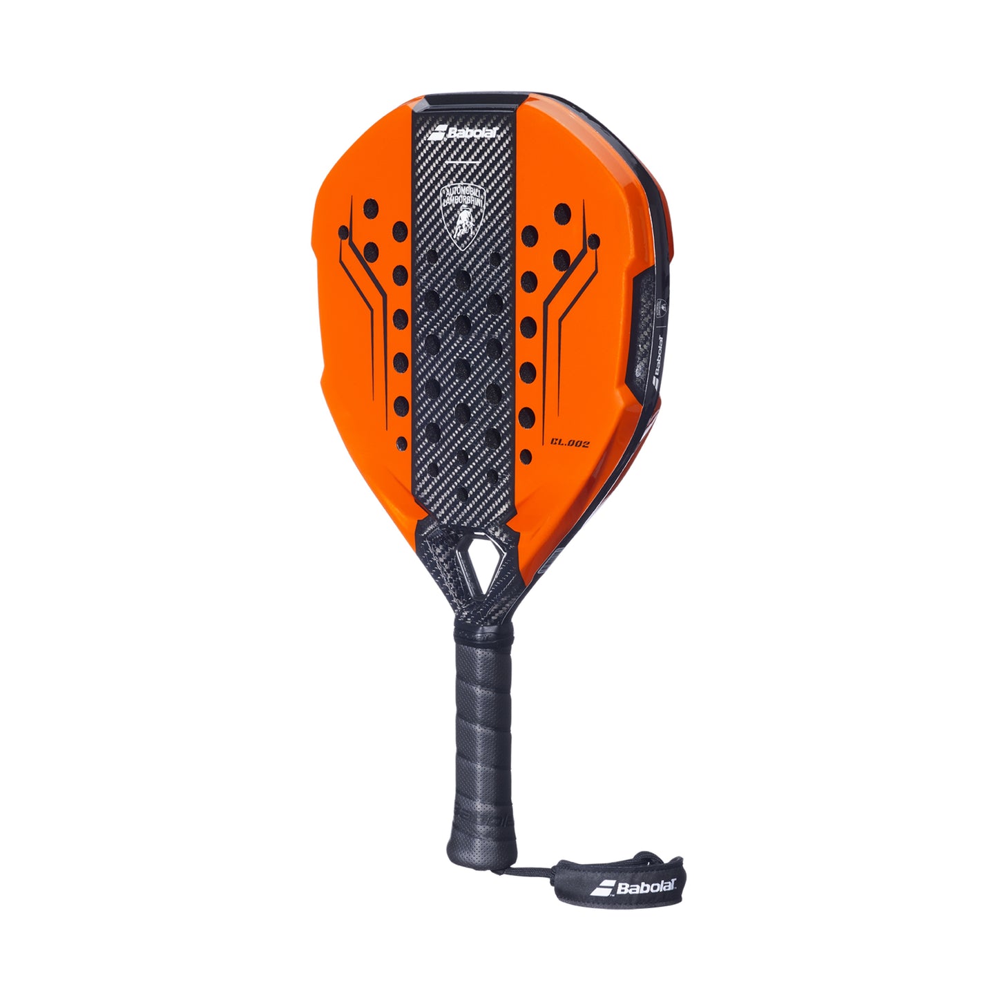Babolat x Lamborghini BL002 Padel Racket - Orange - Three-Quarter