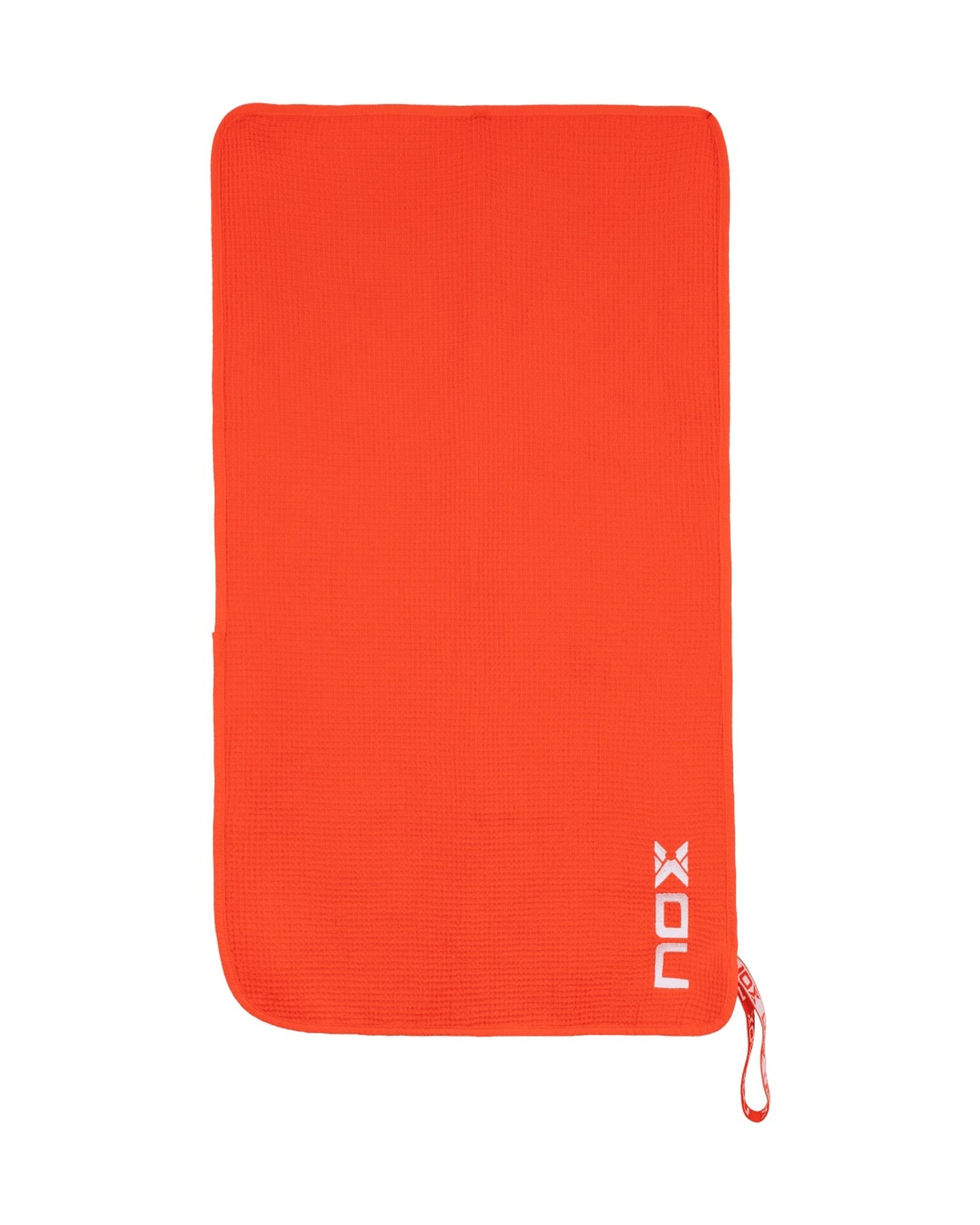 NOX Cotton Padel Towel 50x90cm - Red/White - Full Front View