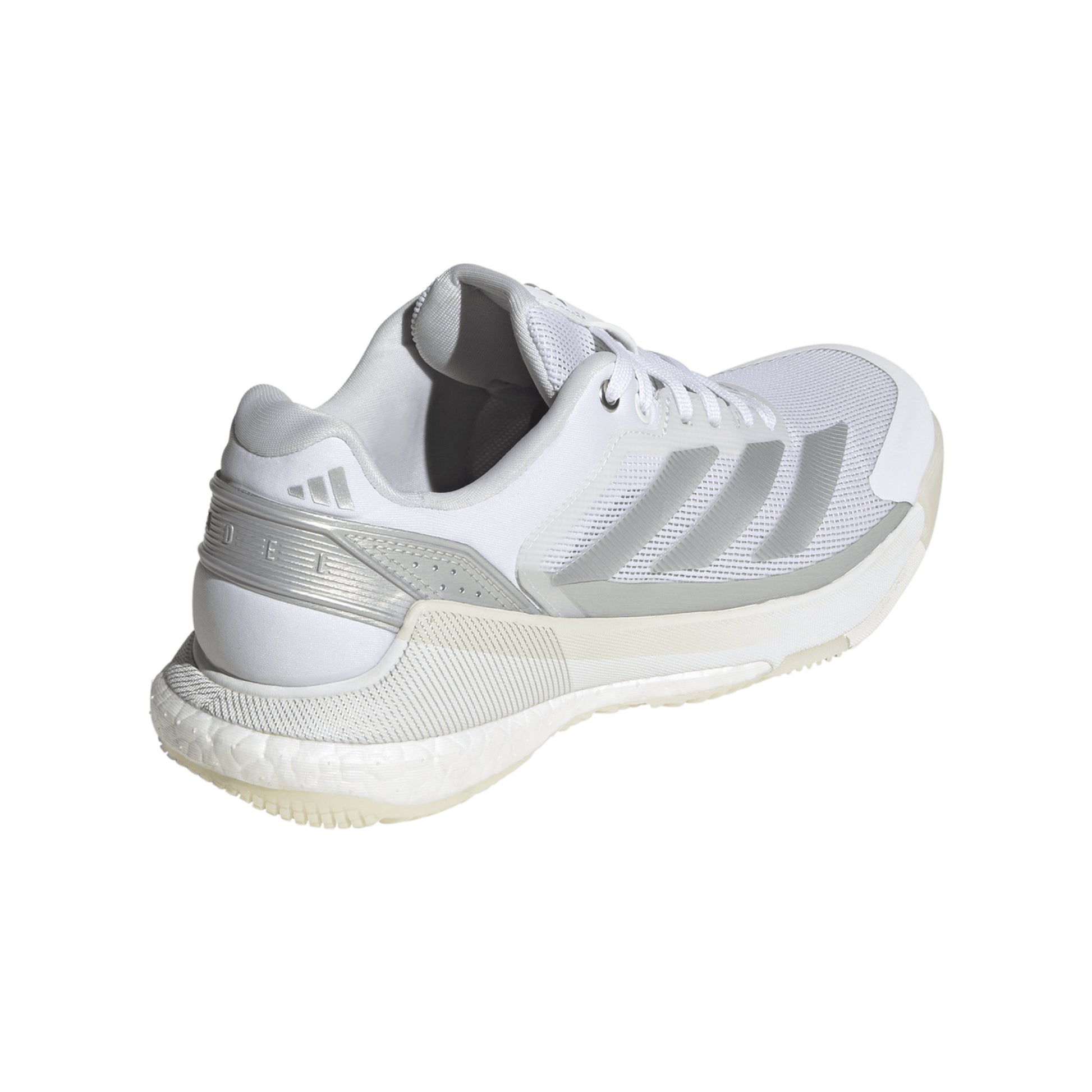 Adidas CrazyQuick Boost Padel Shoes Women - White/Silver - Heel