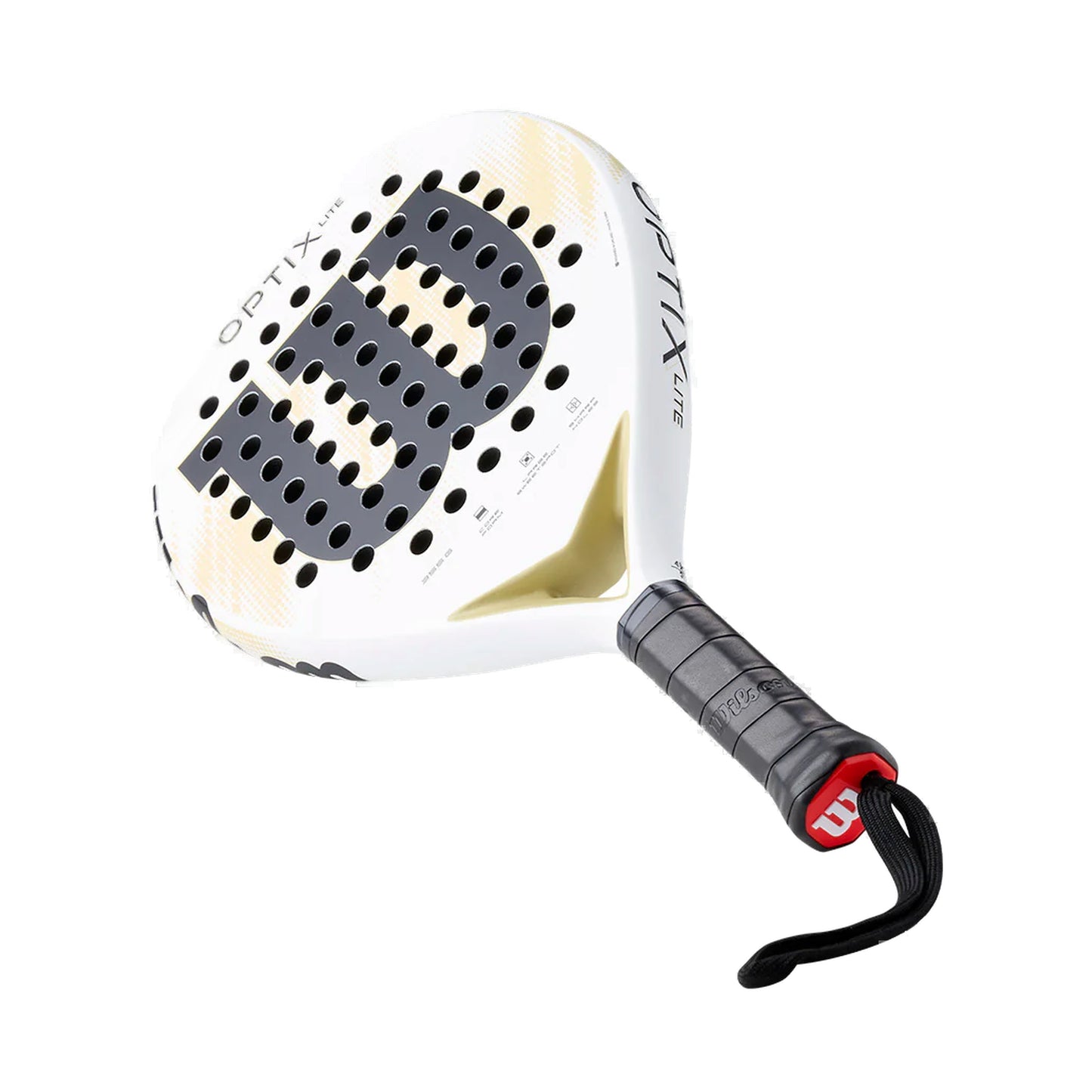 Wilson Optix V2 Padel Racket - White - Side