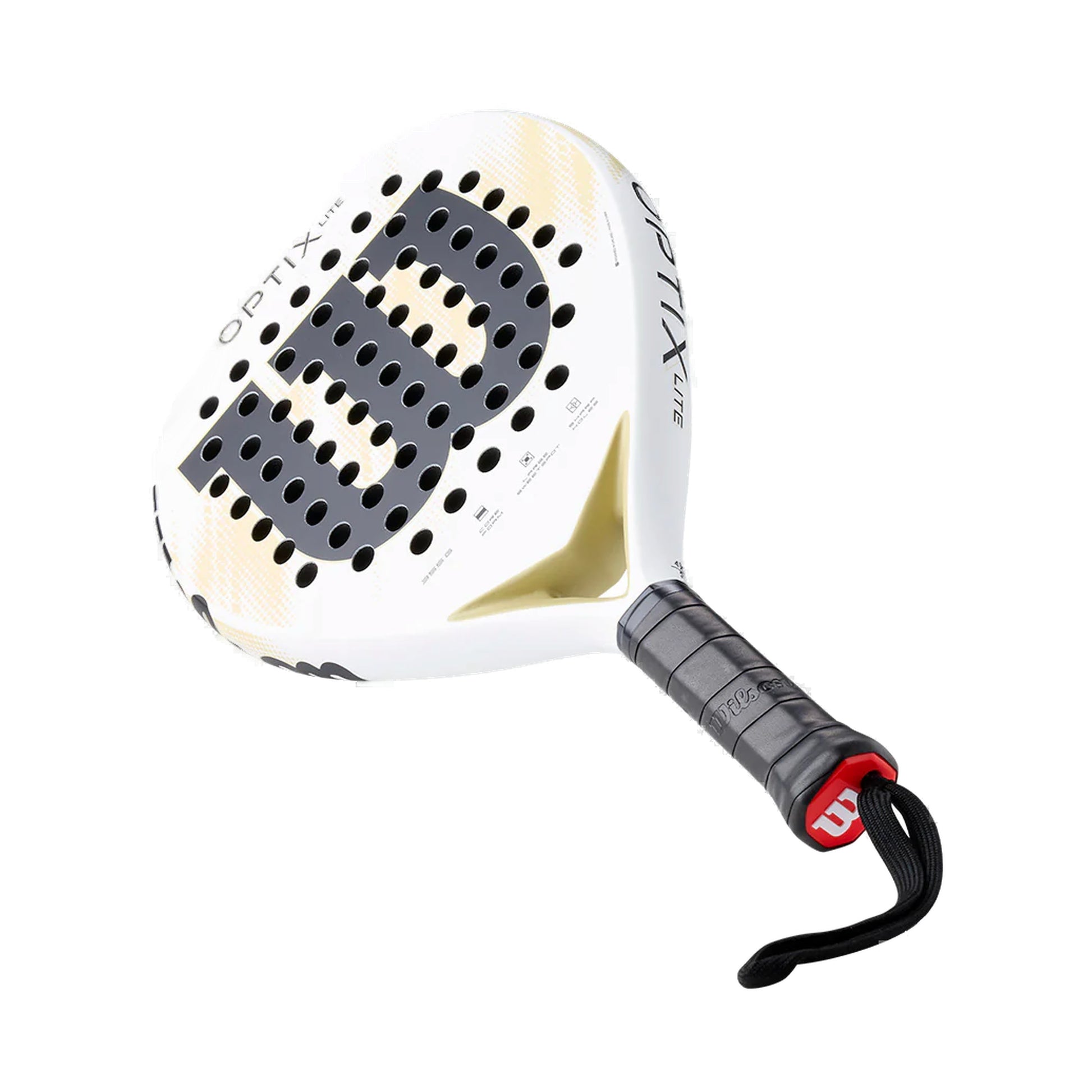 Wilson Optix V2 Padel Racket - White - Side