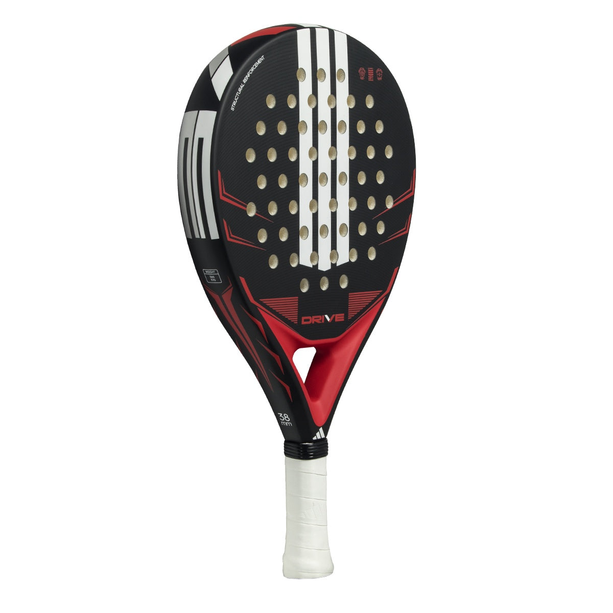 Adidas Drive Black 2026 Padel Racket - Right Side