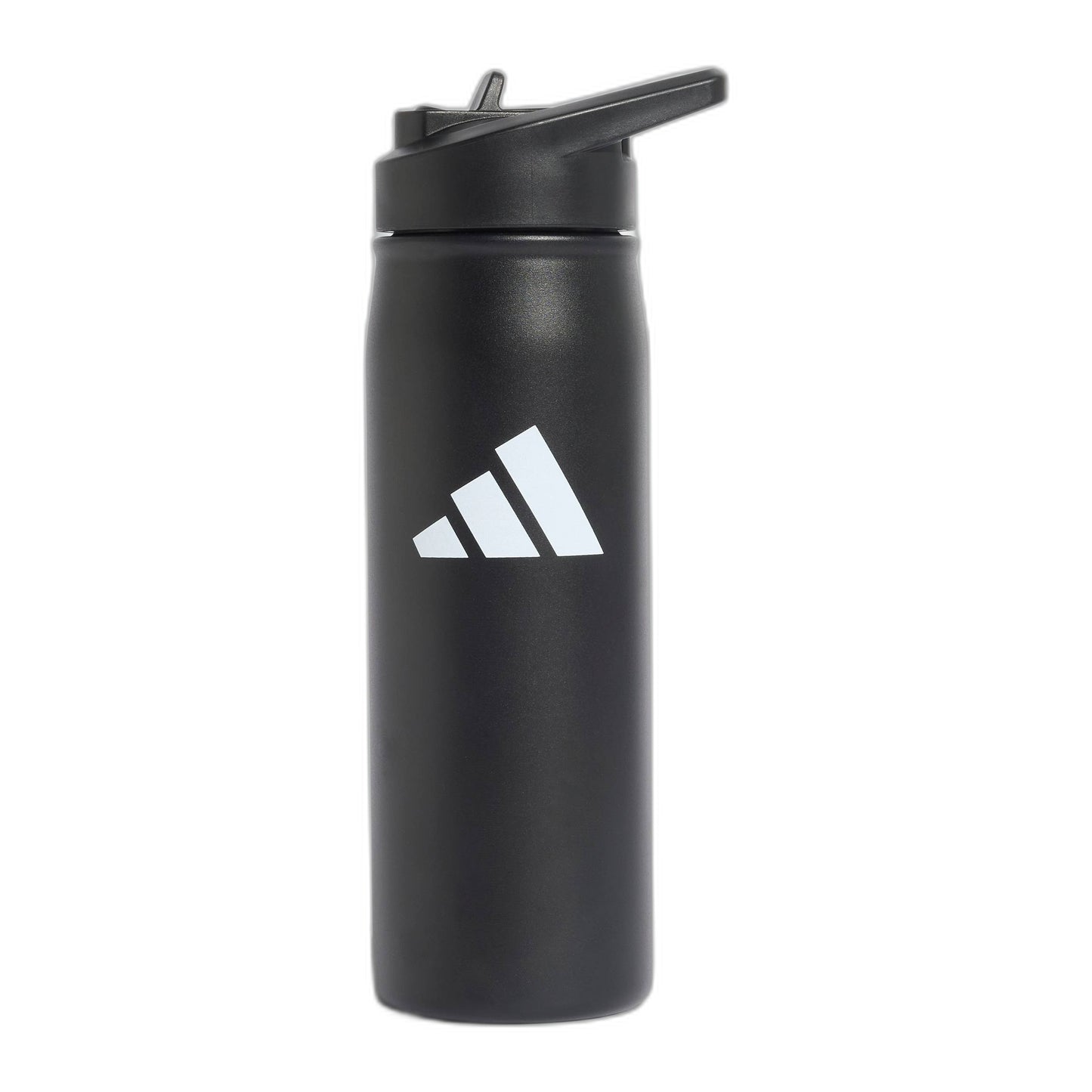 Adidas Metal Bottle 0.6L Black - angled front view