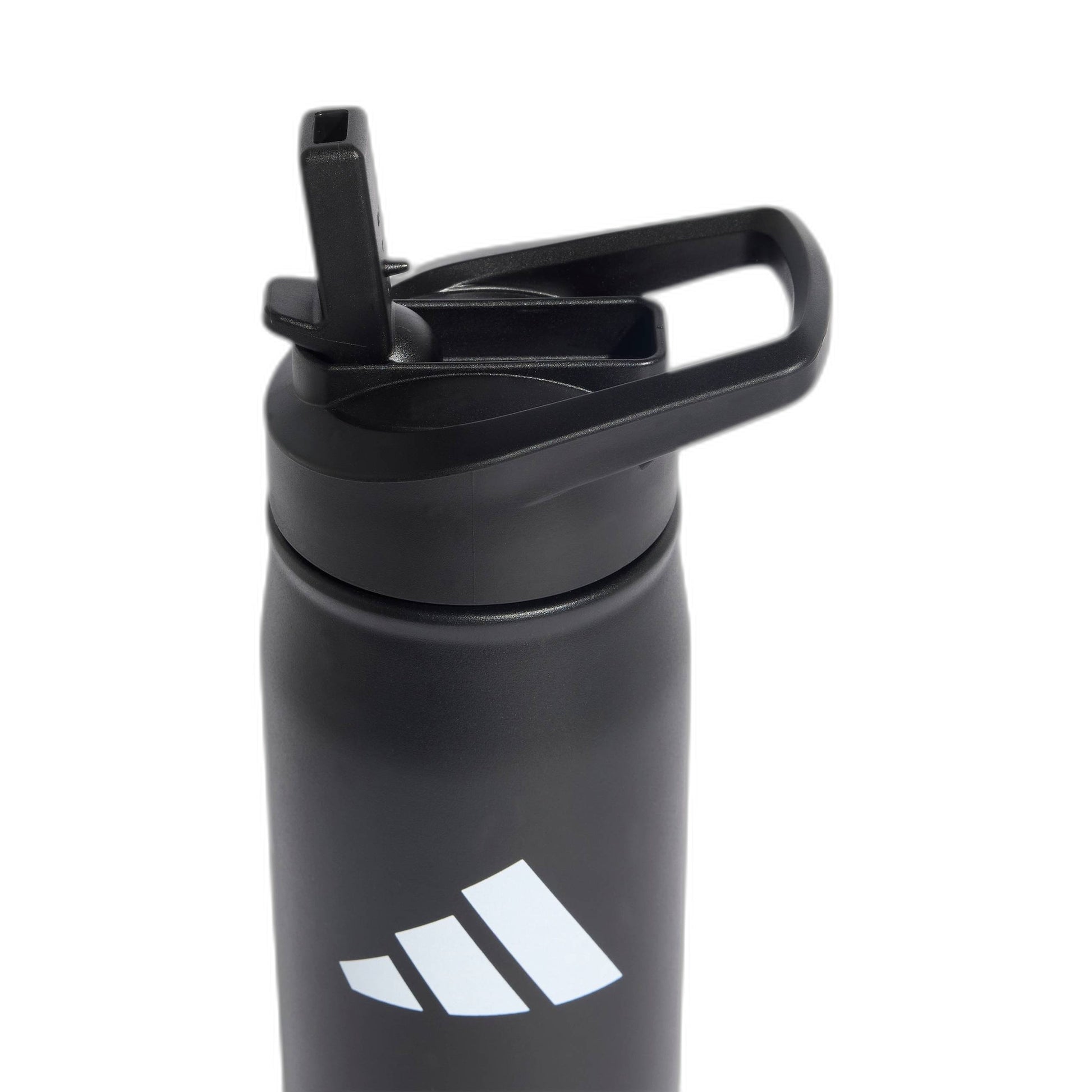 Adidas Metal Bottle 0.6L Black - straw lid detail