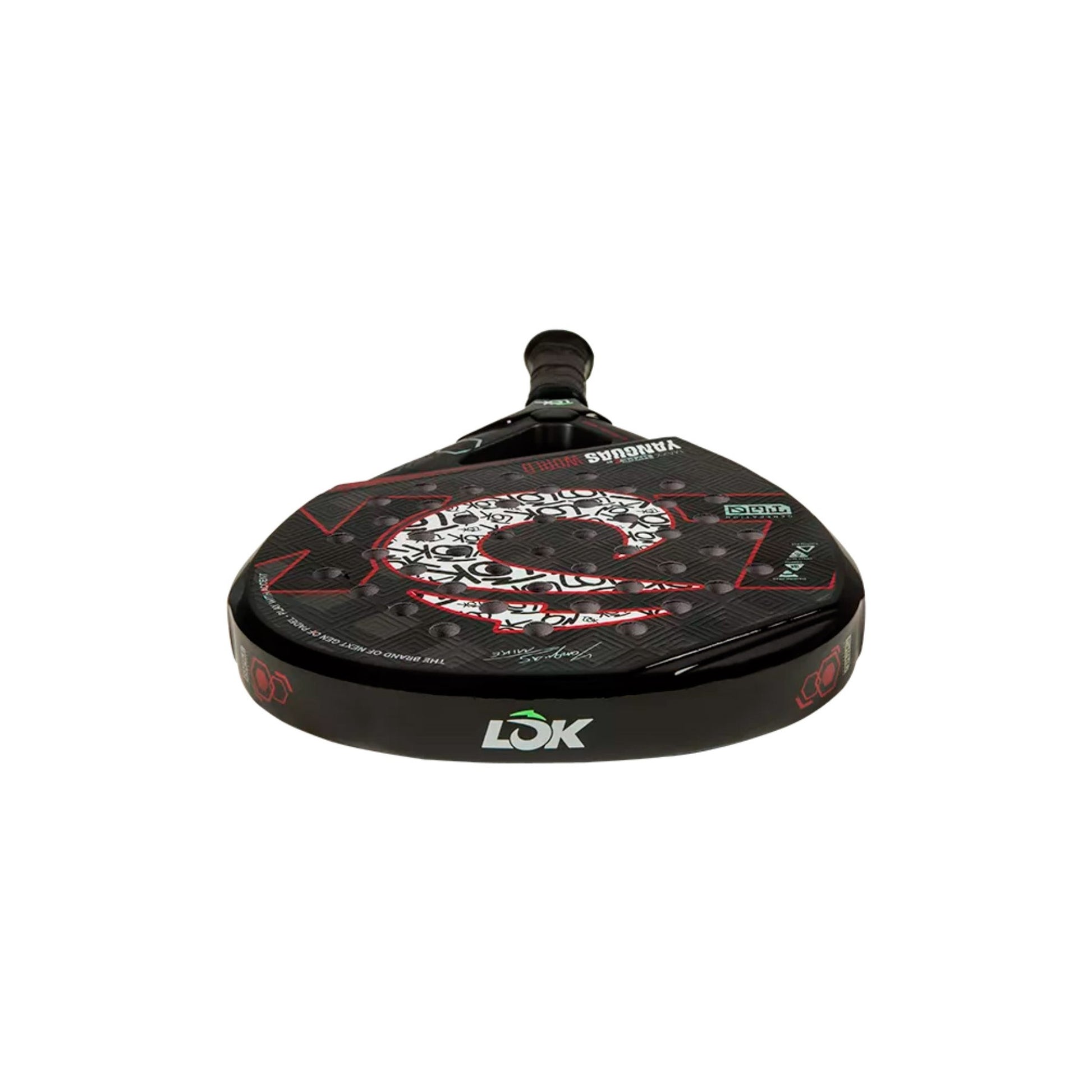 LOK Maxx Hype 2 Mike Yanguas World Padel Racket - Throat detail