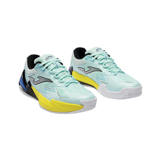 Joma Open Men 2605 Padel Shoes - Turquoise - Front three-quarter pair