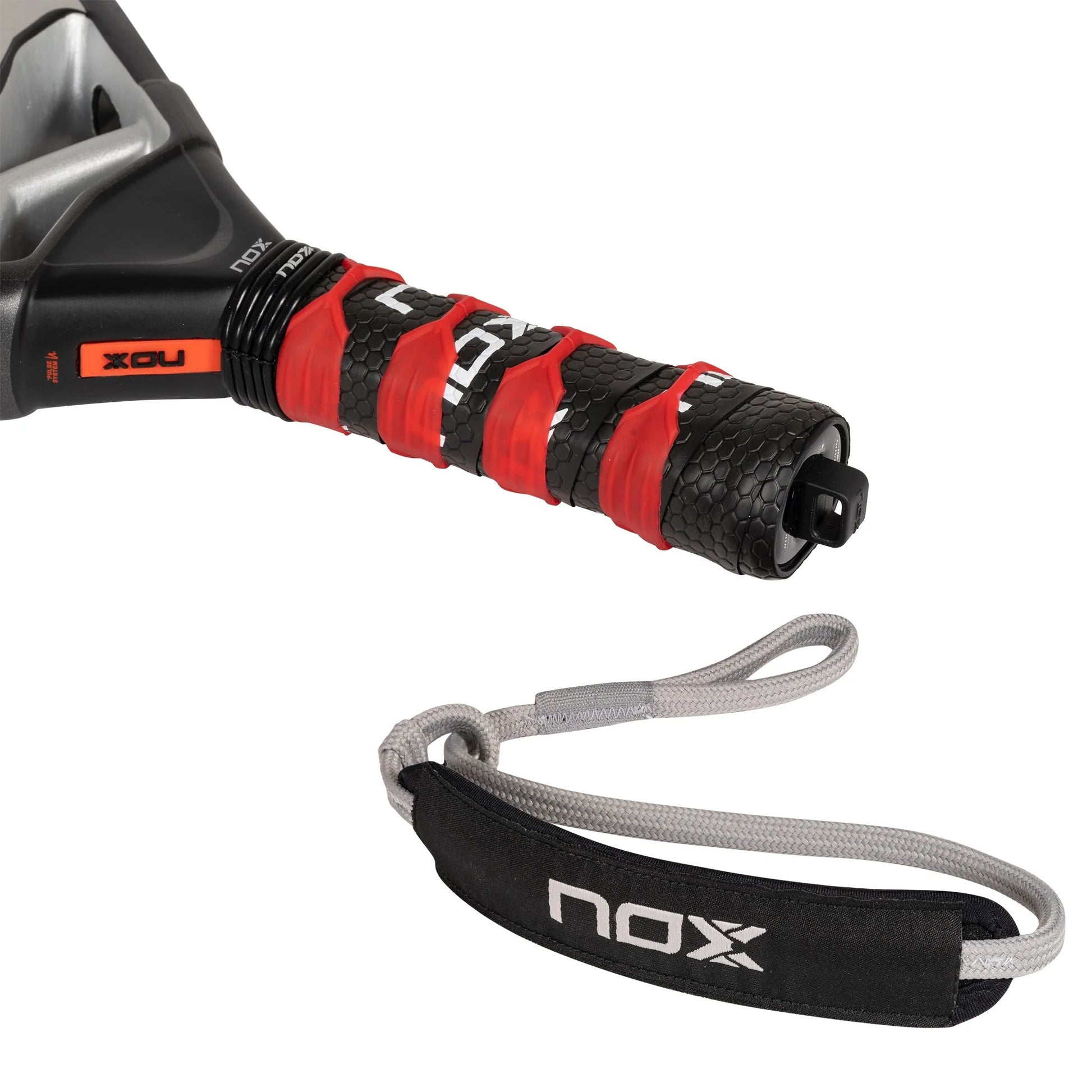 NOX AT10 Genius Attack 18K Padel Racket - Custom Grip - Strap