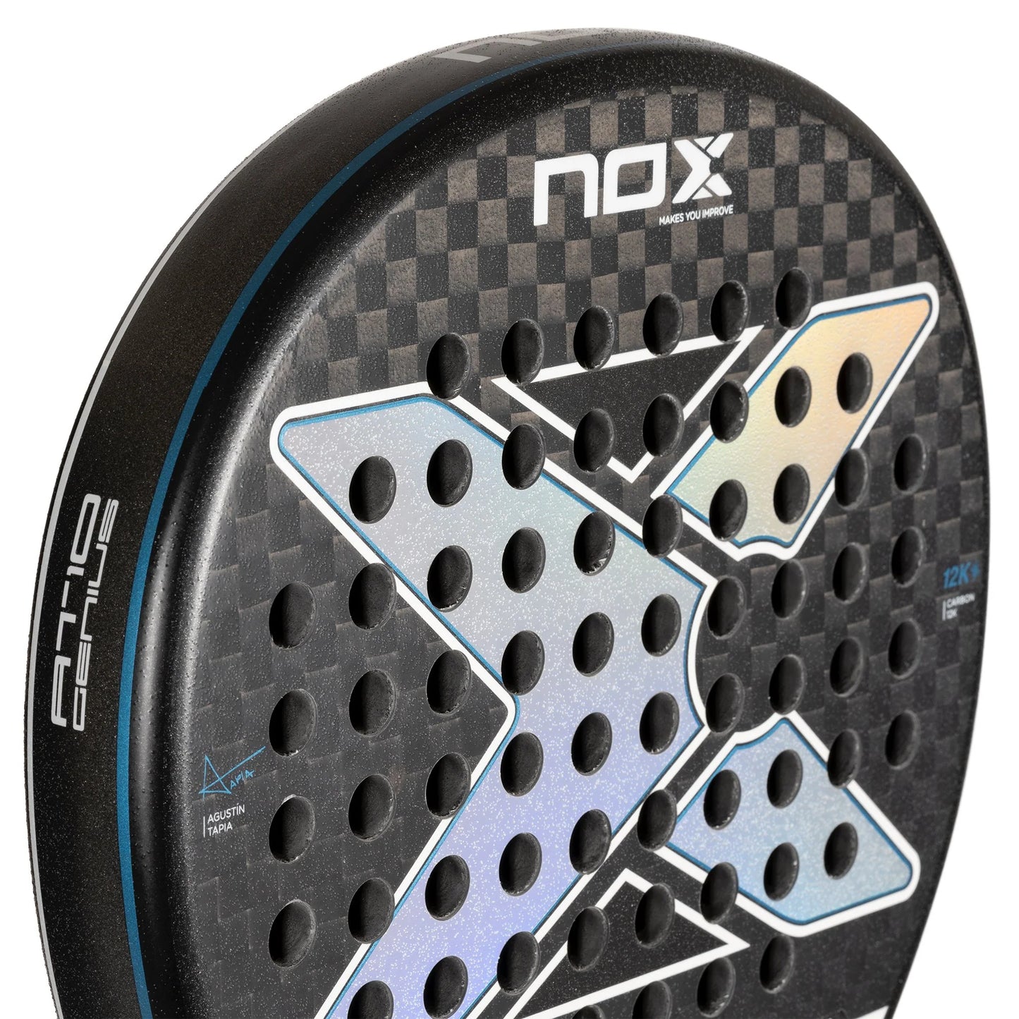 NOX AT10 Genius 12K Padel Racket-Face