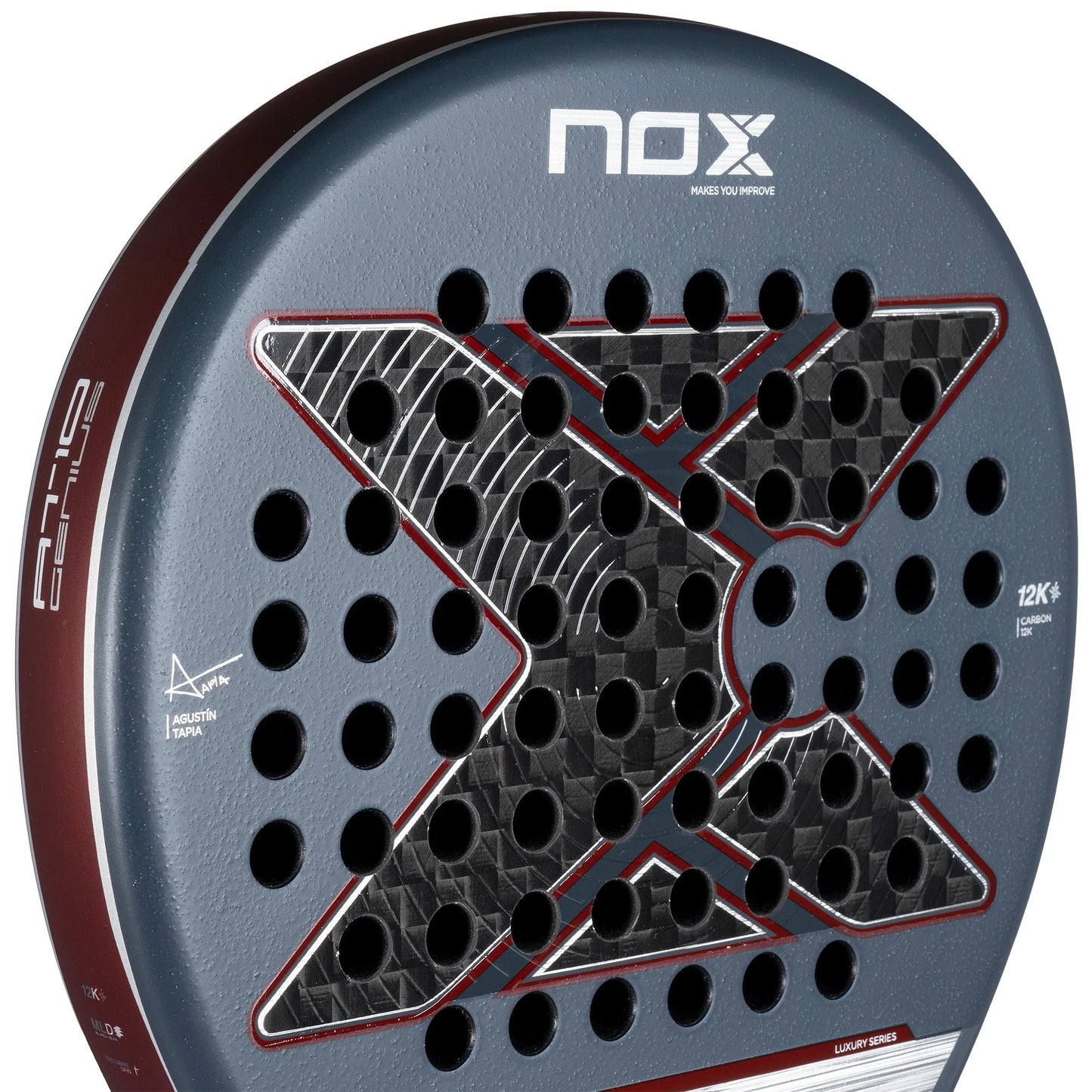 NOX AT10 Luxury Genius 12K Padel Racket - Face